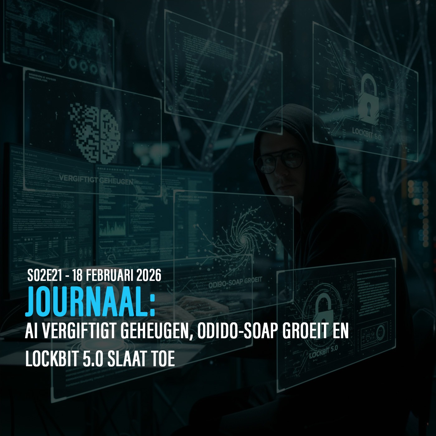 HET JOURNAAL: AI VERGIFTIGT GEHEUGEN, ODIDO-SOAP GROEIT EN LOCKBIT 5.0 SLAAT TOE episode artwork
