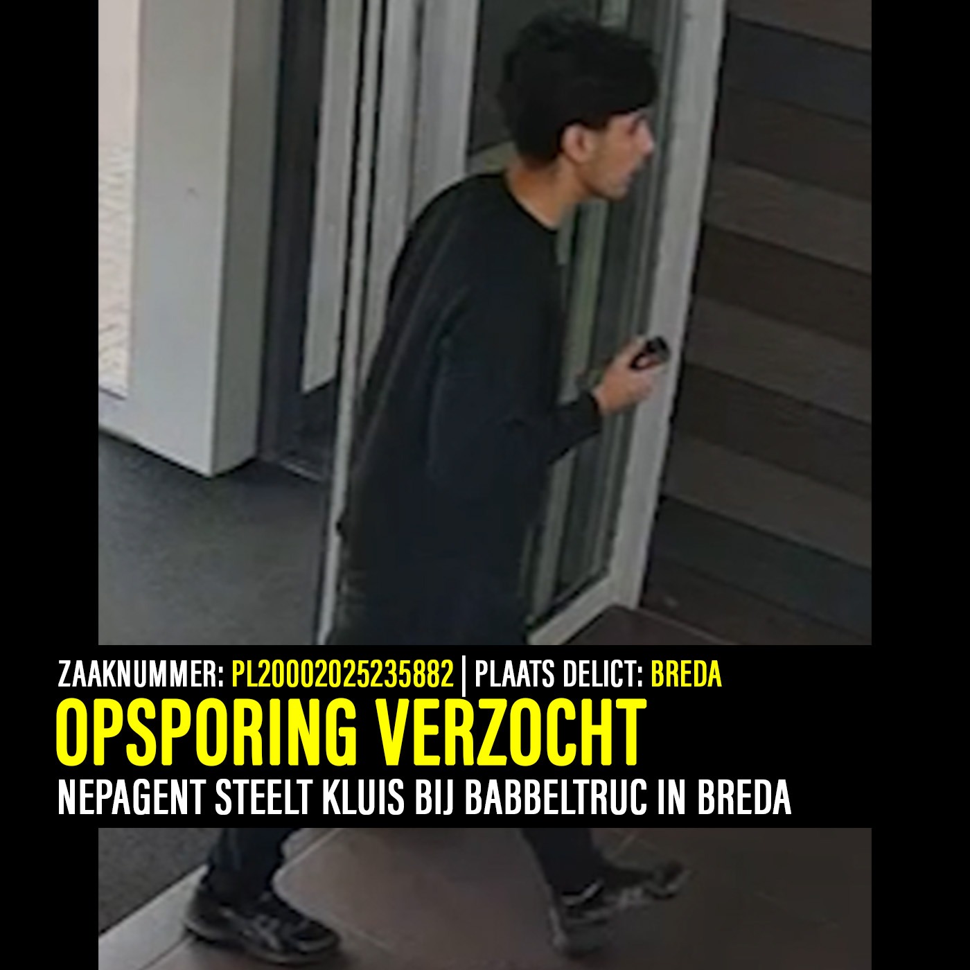 OPSPORING: NEPAGENT STEELT KLUIS BIJ BABBELTRUC IN BREDA episode artwork