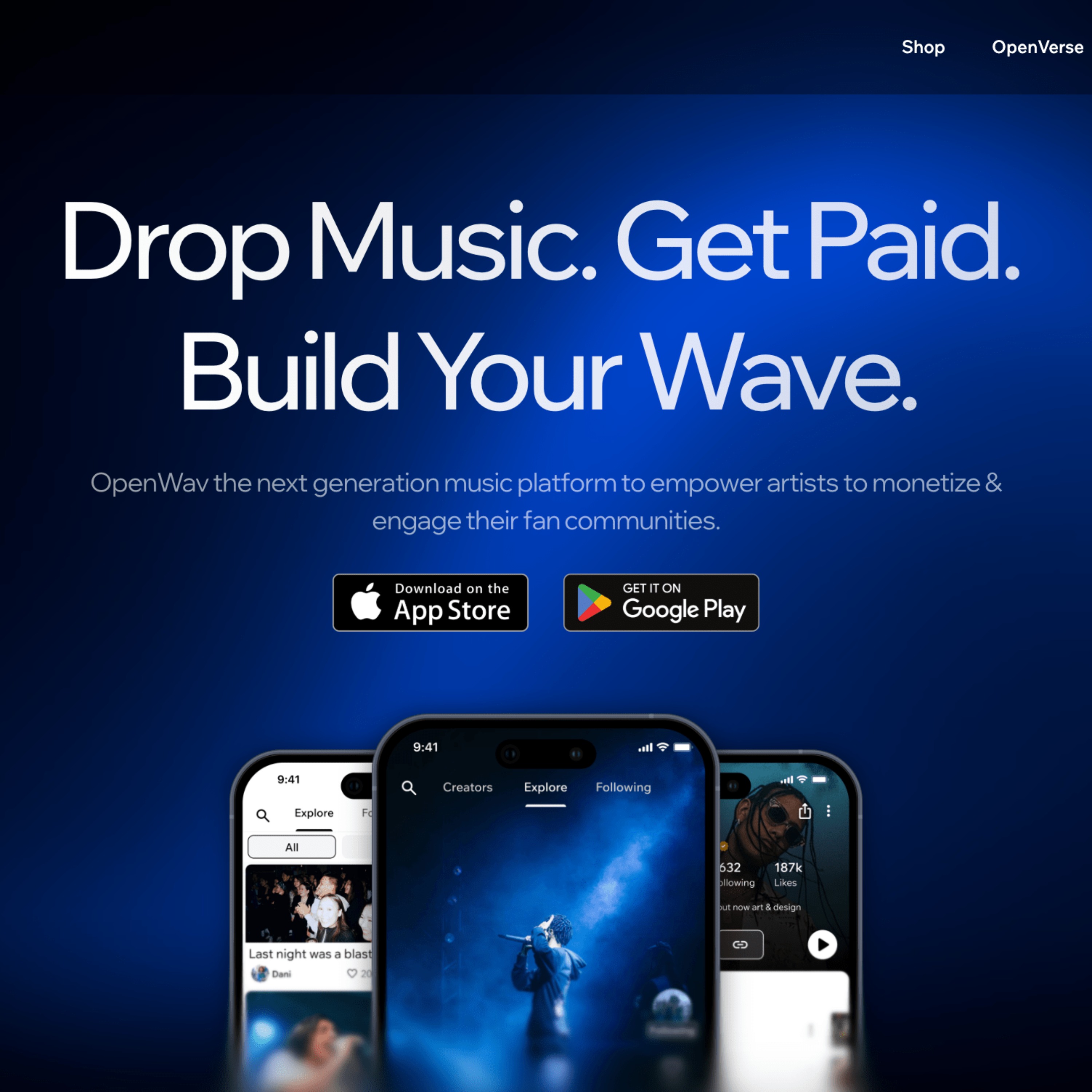 OpenWav-BE YOUR OWN WAVE cover art