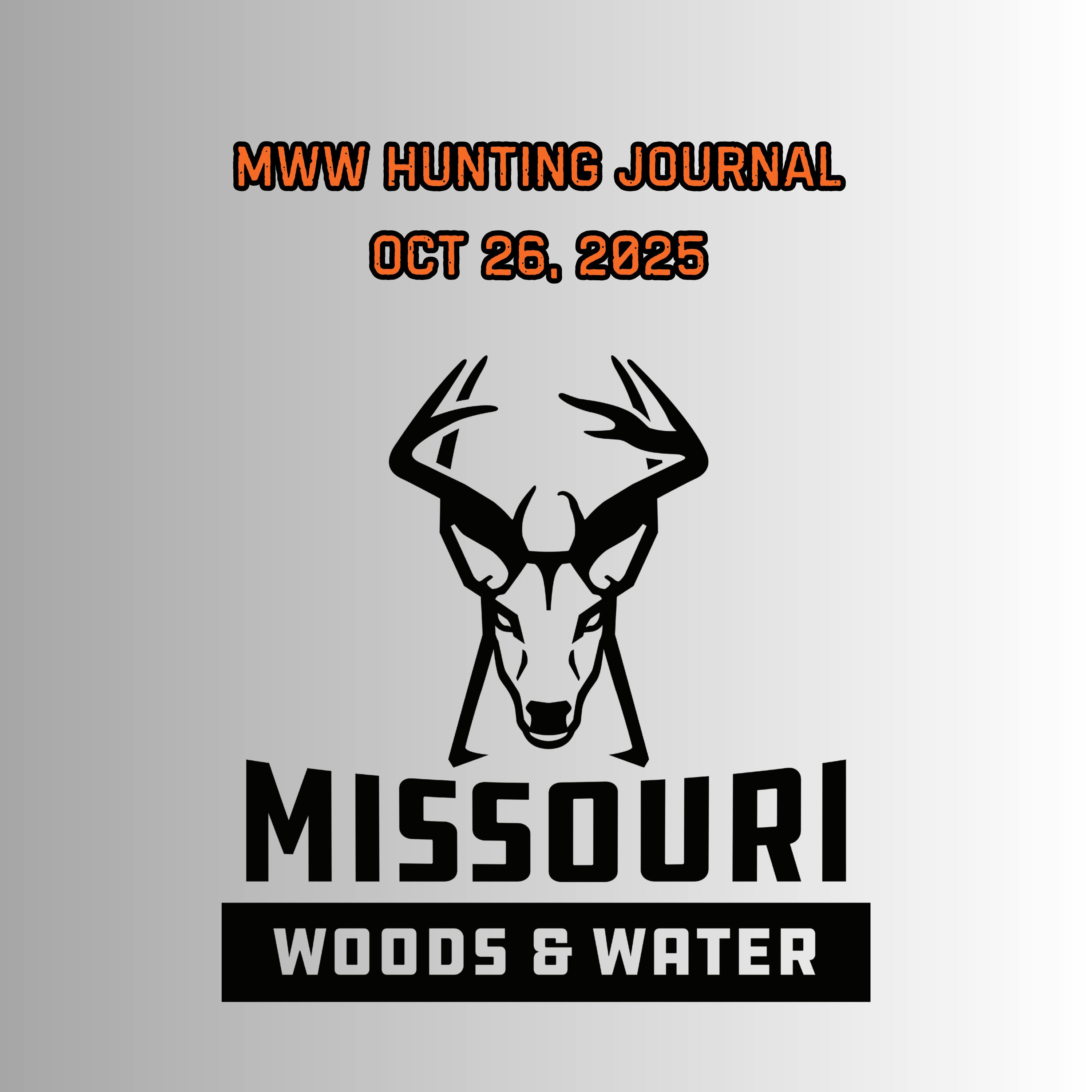 Missouri Woods & Water - MWW Hunting Journal: Oct 26, 2025 episode artwork