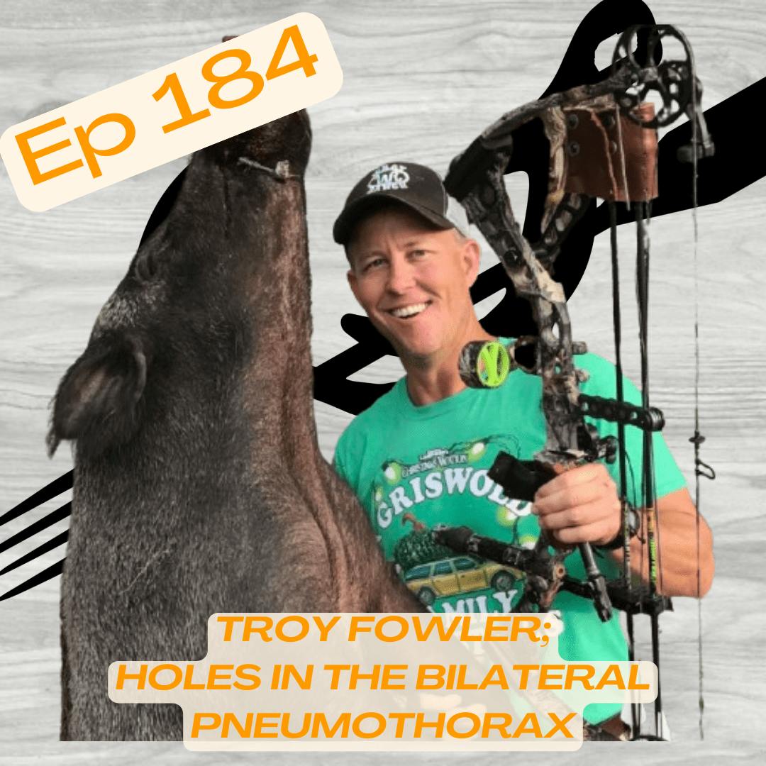 Huntavore - Troy Fowler; Holes in the Bilateral Pneumothorax episode artwork