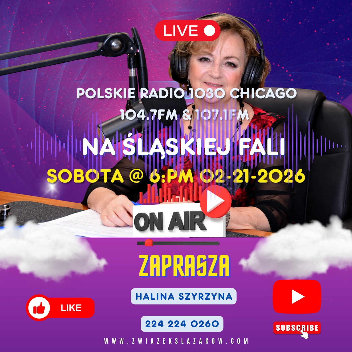 🎙️ Zaproszenie na dzisiejszą audycję „Na Śląskiej Fali” 🎙️ 02-21-26 episode artwork