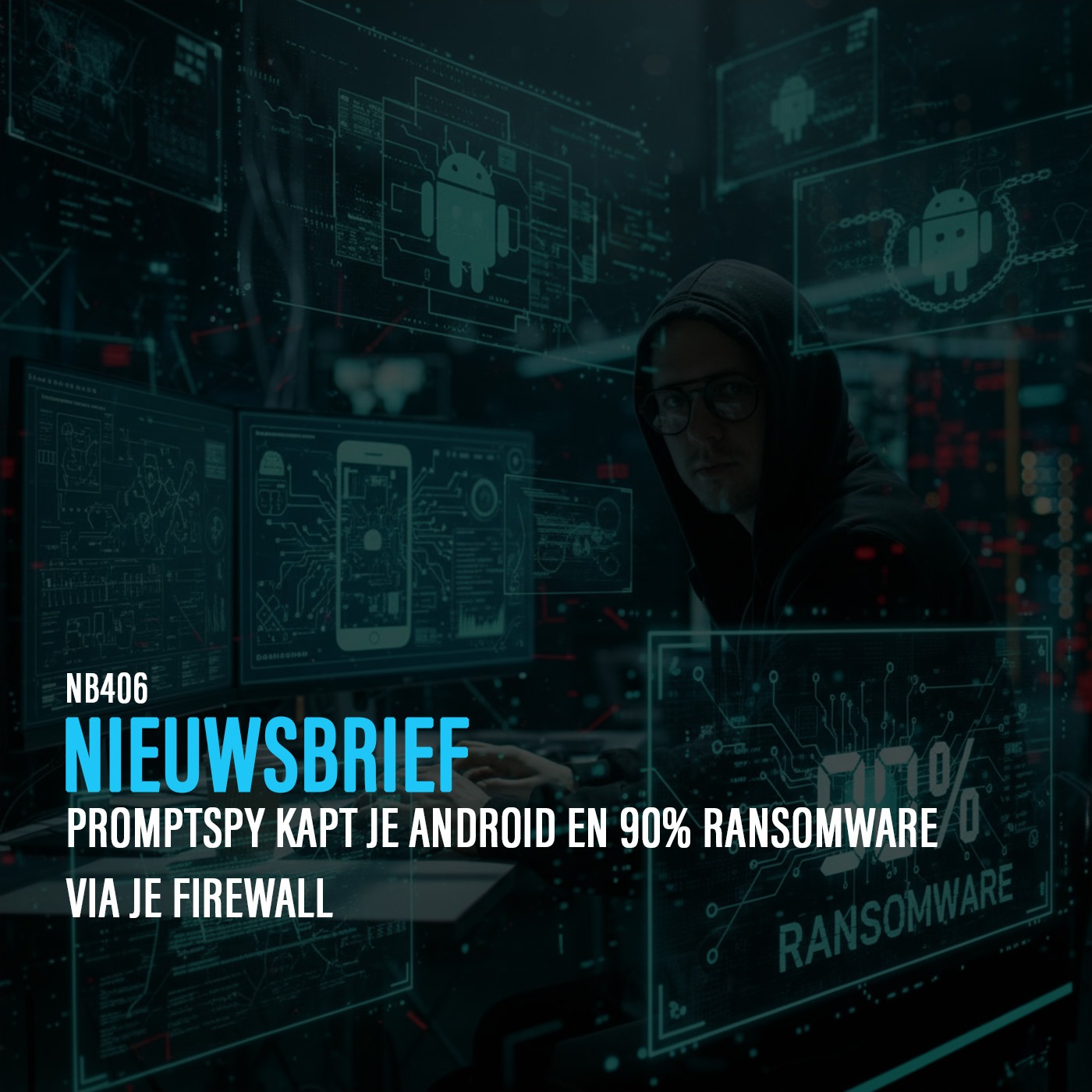DE DISCUSSIE: NB406: PROMPTSPY KAPT JE ANDROID EN 90% RANSOMWARE VIA JE FIREWALL episode artwork