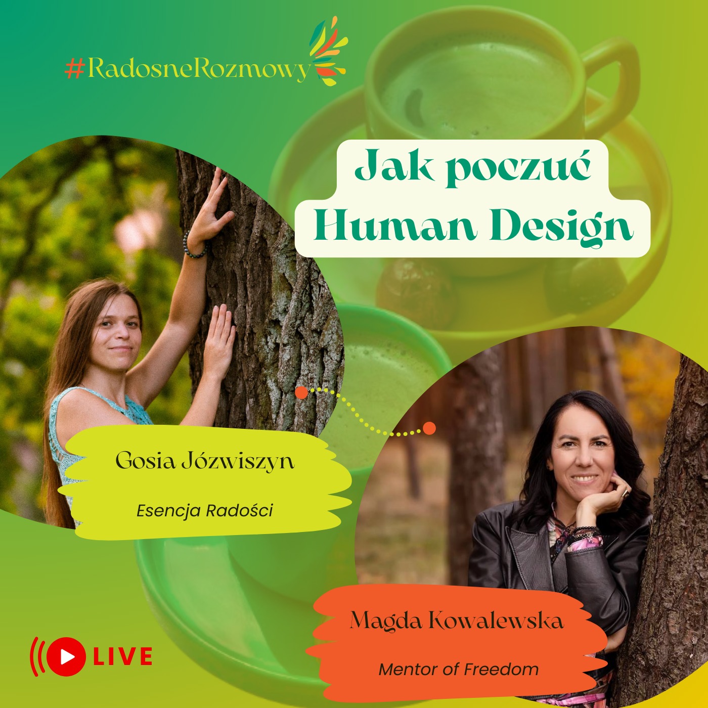#RadosneRozmowy - Human Design dla początkujących i zaawansowanych. Rozmowa z Magdaleną Kowalewską episode artwork