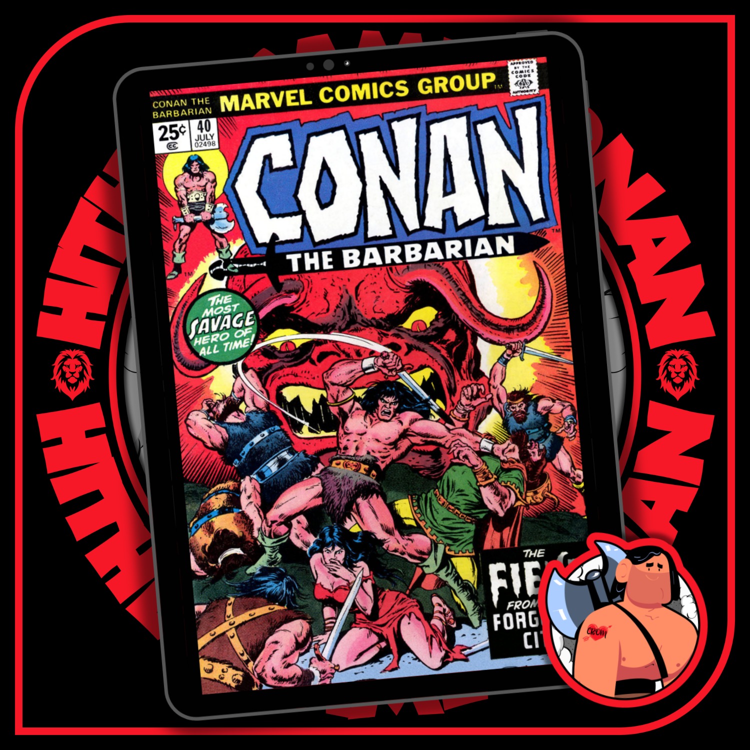Conan the Barbarian #40 (1974) | Hither Came Conan (62) episode artwork