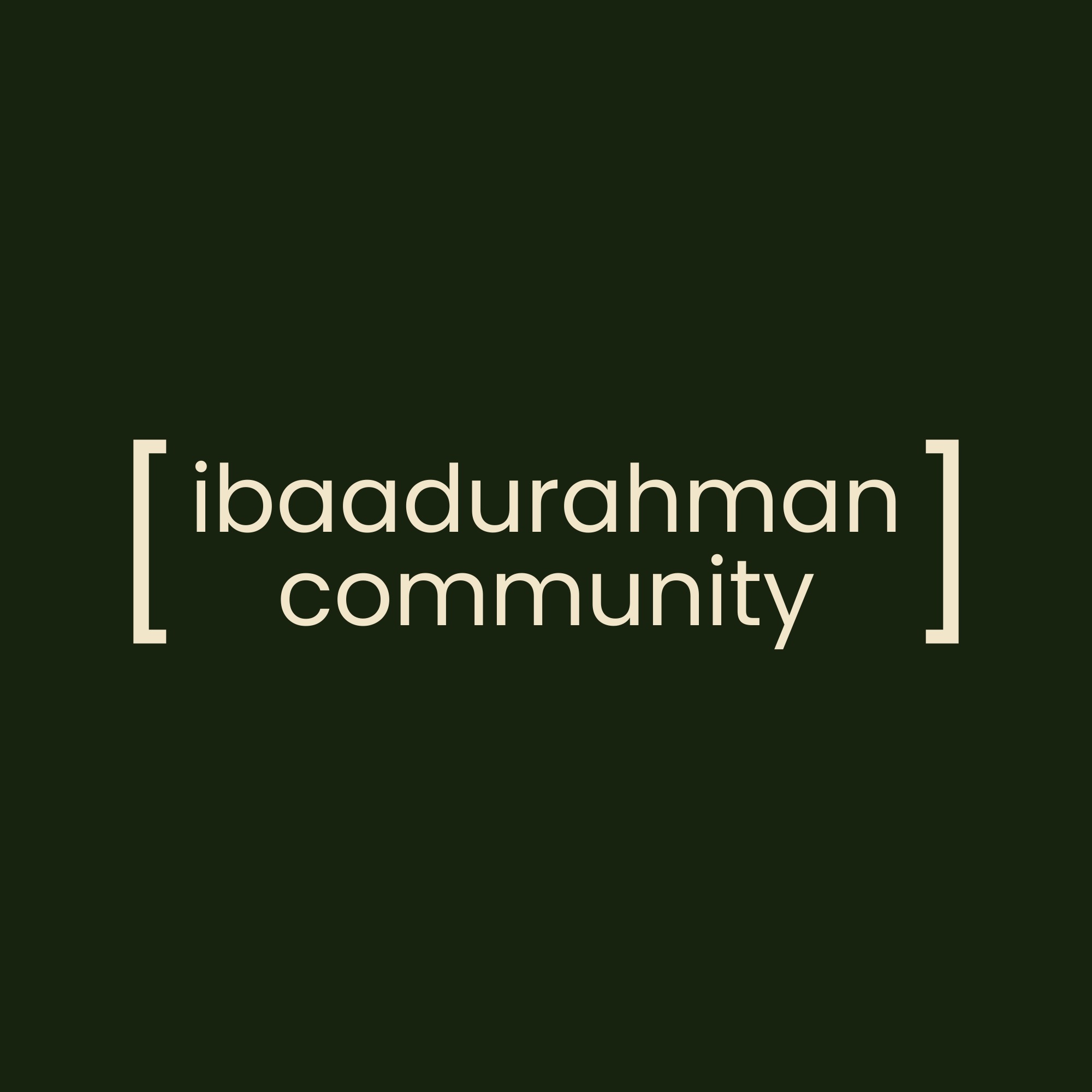 ibaadurahman community cover art
