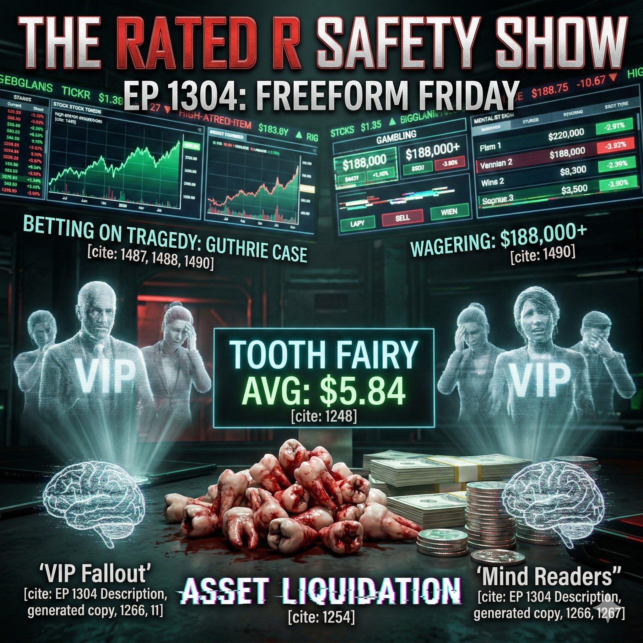 EP 1304: Freeform Friday, Betting on Tragedy, & Liquidating Tooth Fairy Assets