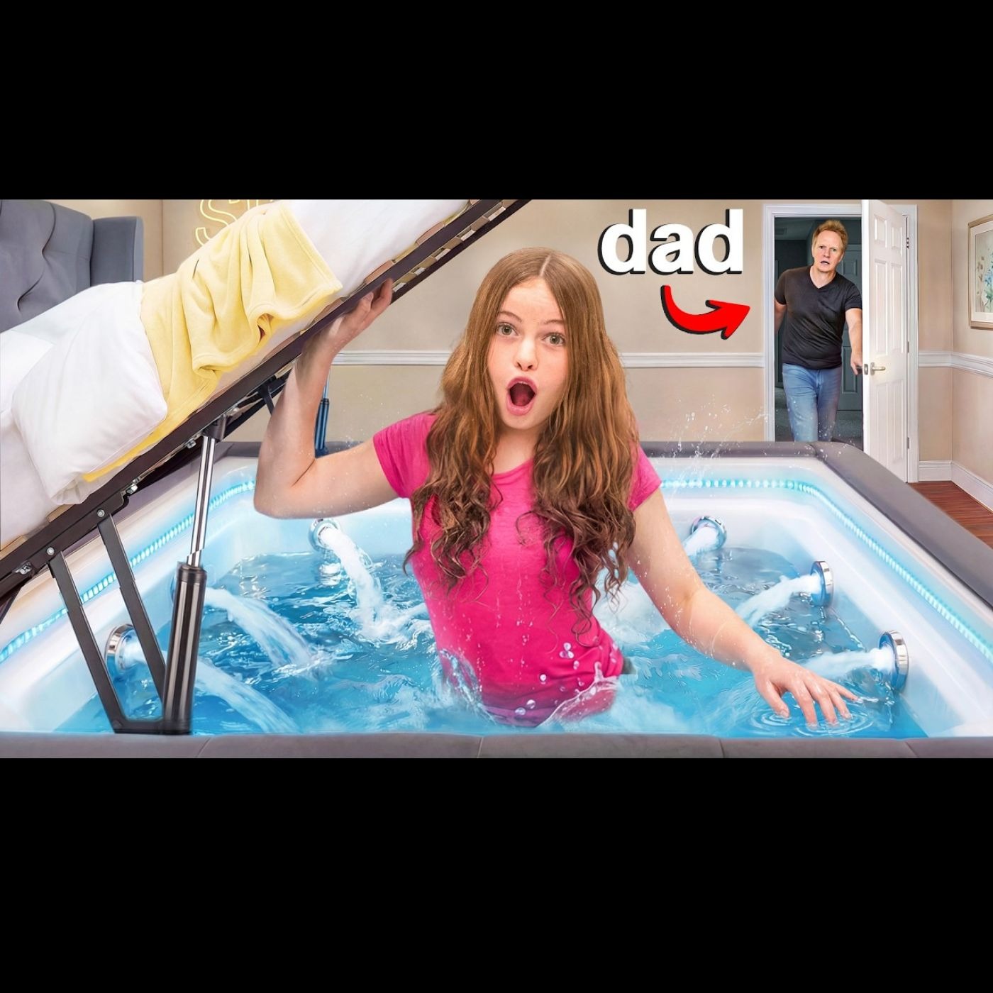 I Built a SECRET HOT TUB In My Bedroom episode artwork