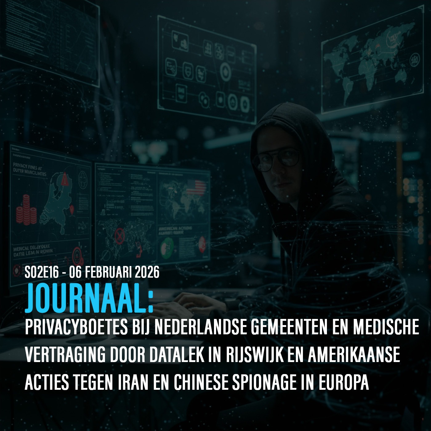 DE ANALYSE: Privacyboetes bij Nederlandse gemeenten en medische vertraging door datalek in Rijswijk en Amerikaanse acties tegen Iran en Chinese spionage in Europa episode artwork