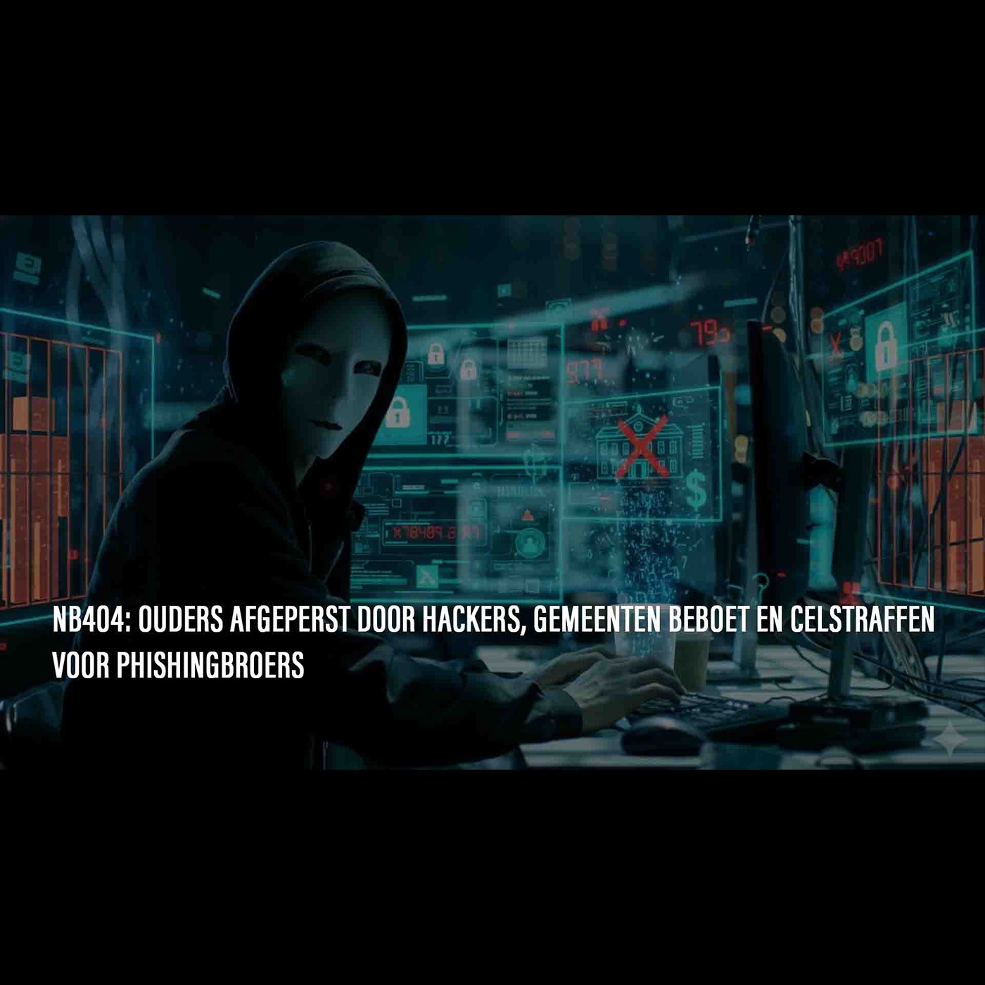 DE DISCUSSIE: NB404: Ouders afgeperst door hackers, gemeenten beboet en celstraffen voor phishingbroers episode artwork