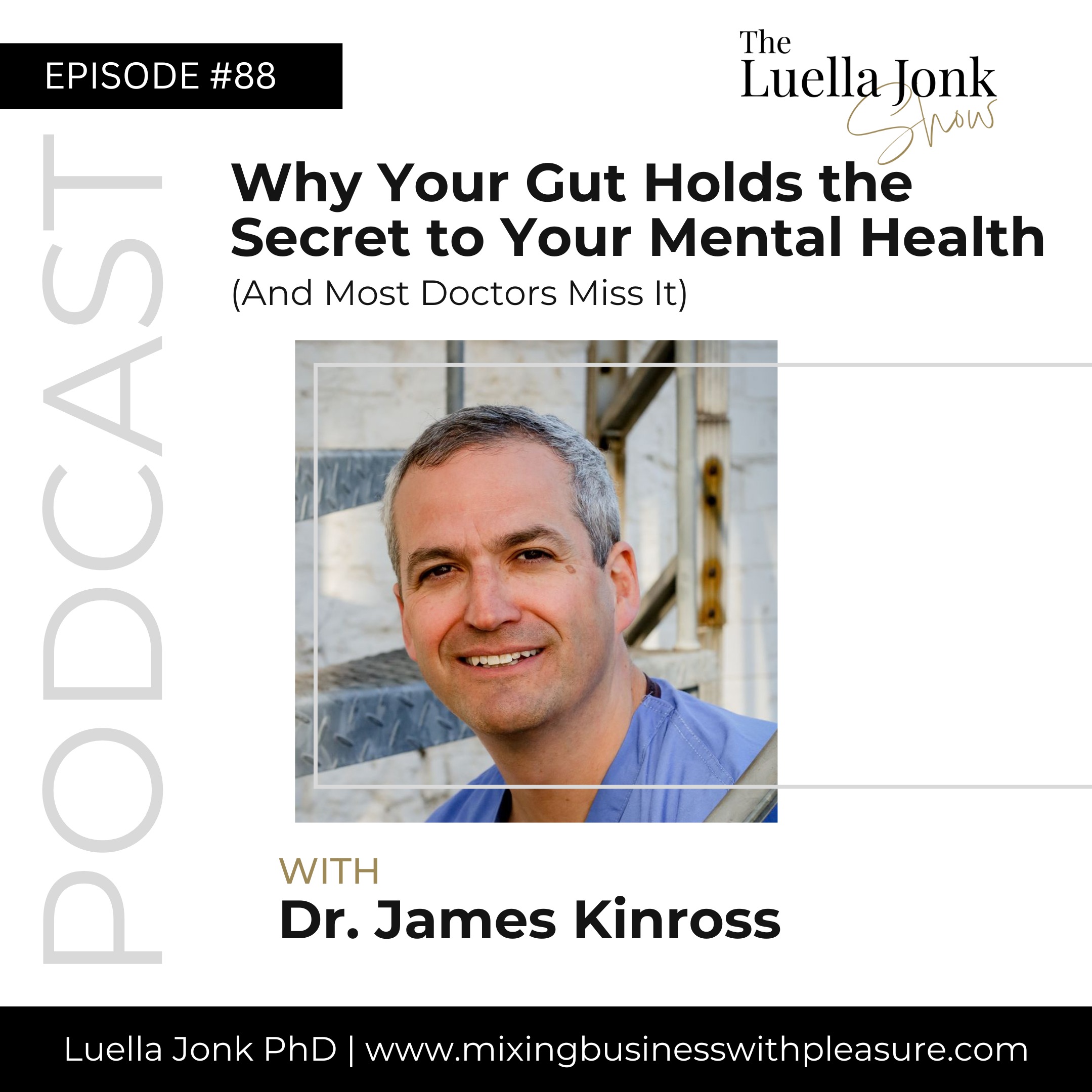 Episode #88: Dr. James Kinross on Why Your Gut Holds the Secret to Your Mental Health (And Most Doctors Miss It)