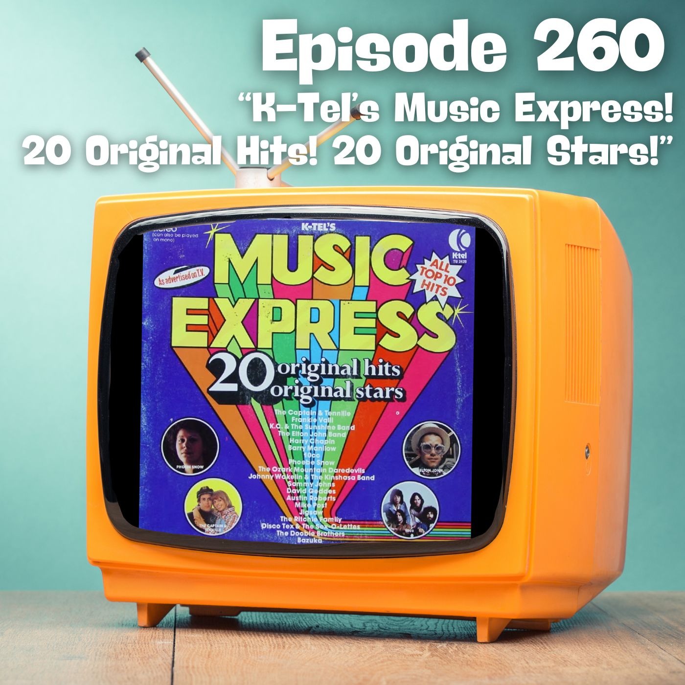 K-Tel's Music Express! 20 Original Hits! 20 Original Stars!