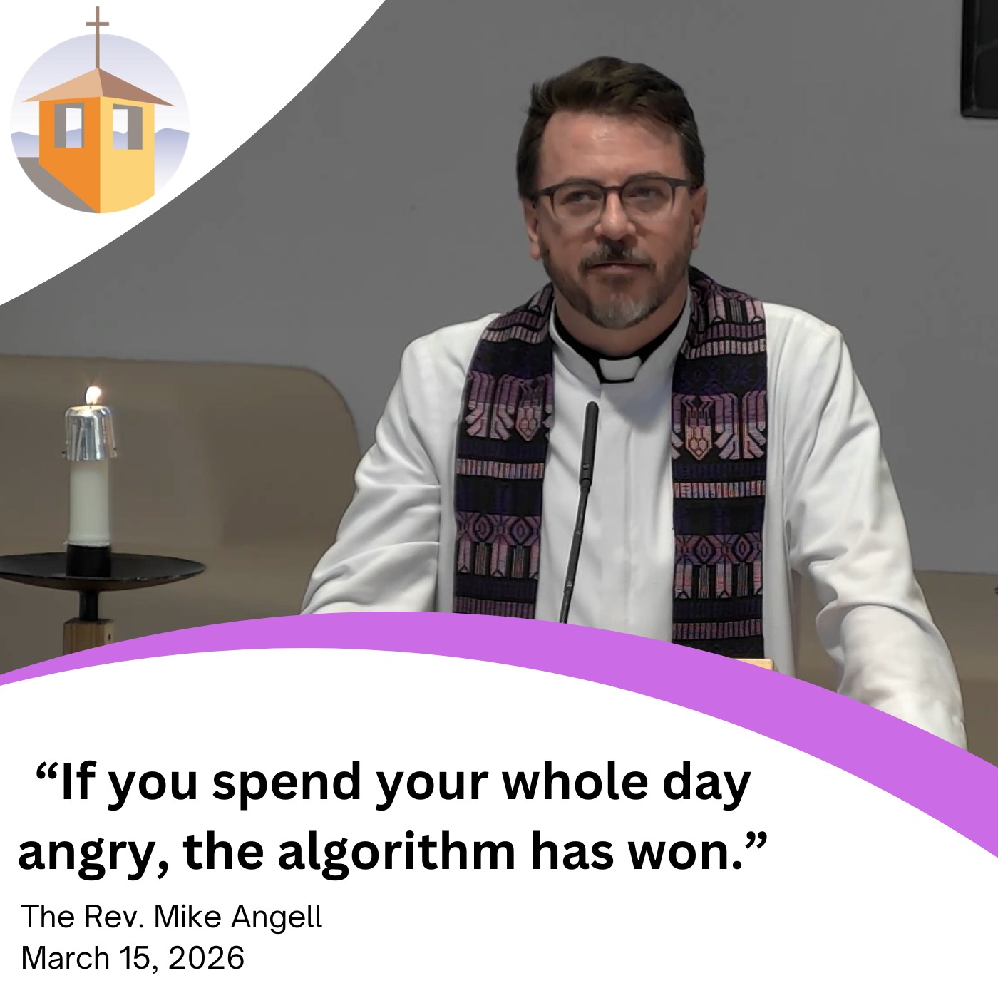 The Algorithm Doesn't Want you to Listen to this Sermon - The Rev. Mike Angell The Algorithm Doesn't Want you to Listen to this Sermon - The Rev. Mike Angell