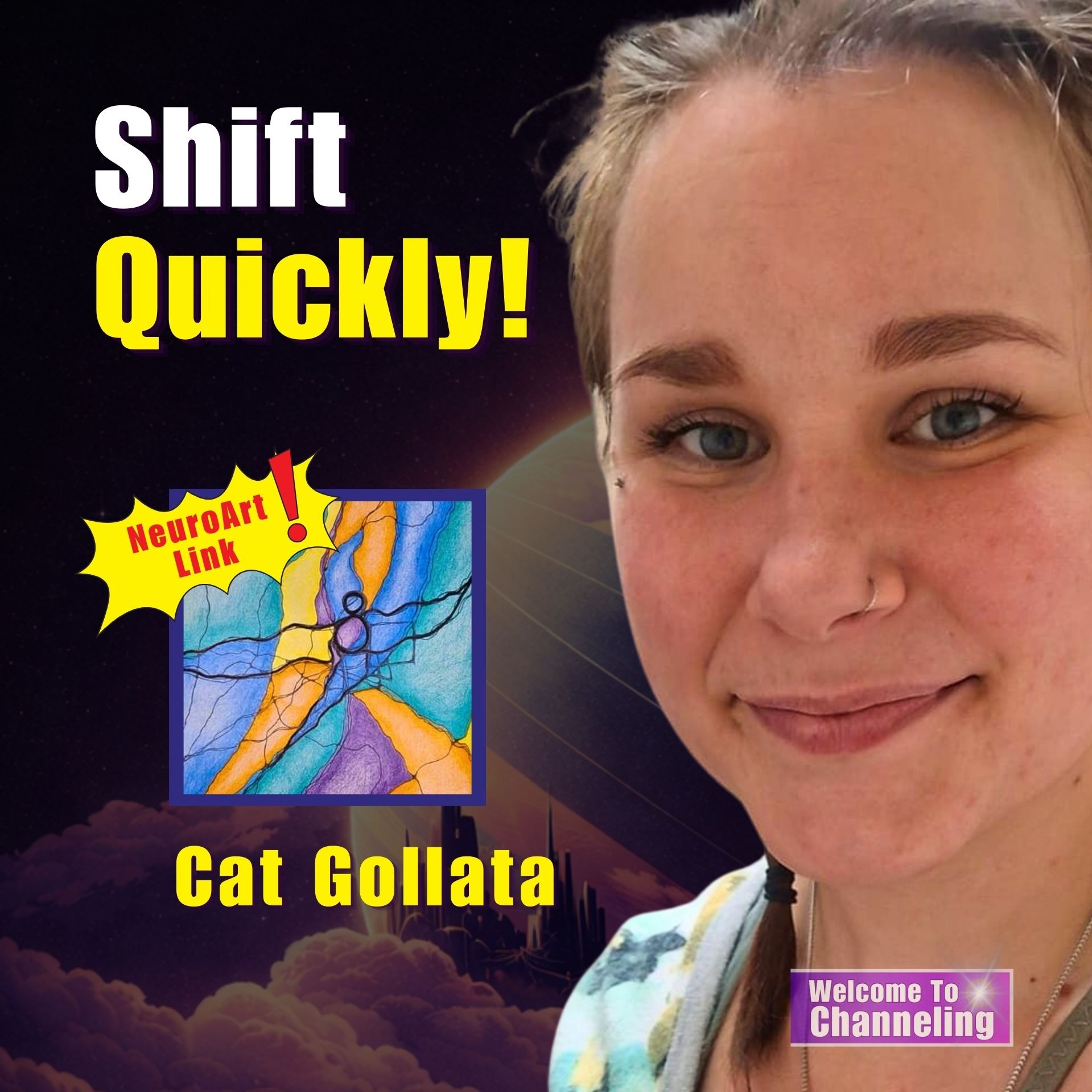 Season 2- Episode 12 - Unconditional Love and Neuro Art: A Journey with Cat Gollata episode artwork