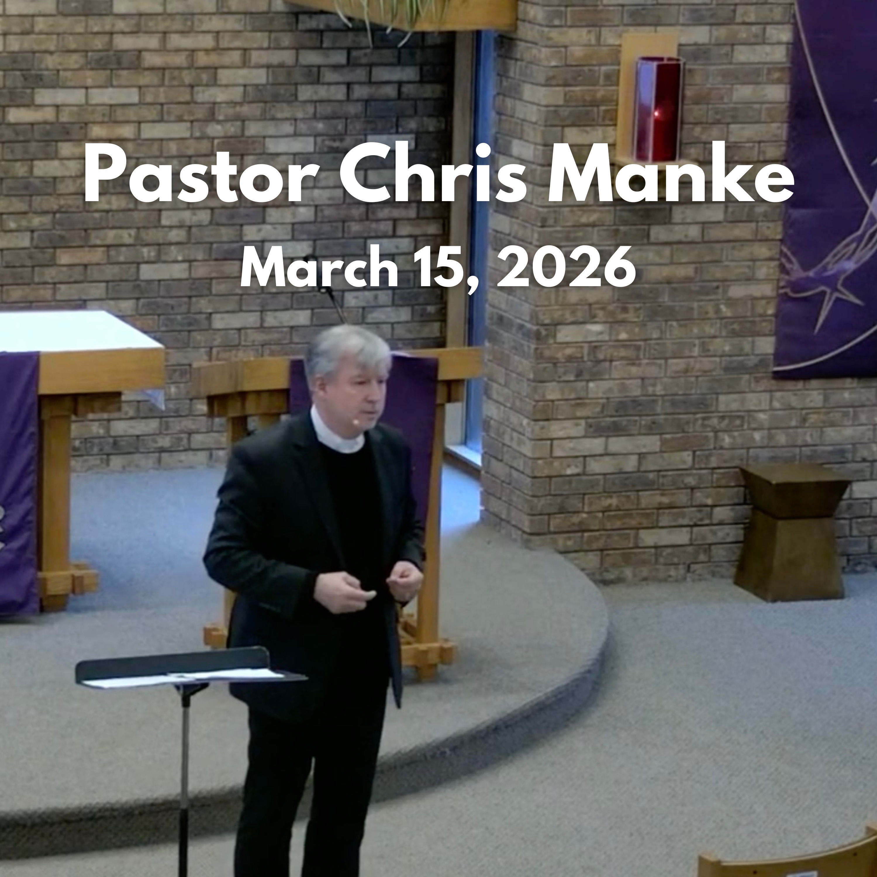 Seeing & Unseeing - Pastor Chris Manke | March 15, 2026 episode artwork