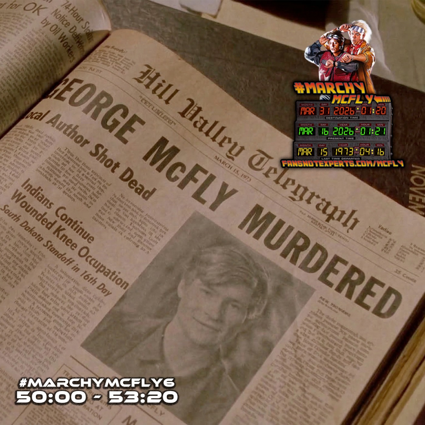 MARCHY McFLY 6: “Local Author Shot Dead” (16 of 31) episode artwork