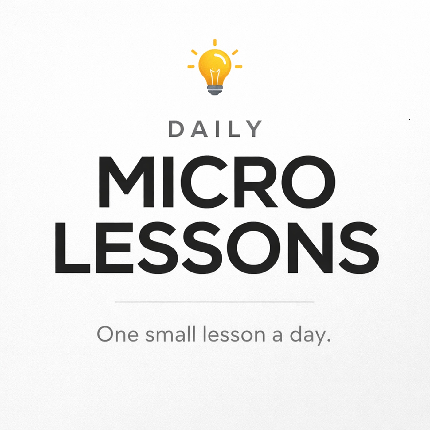Daily Micro Lessons
