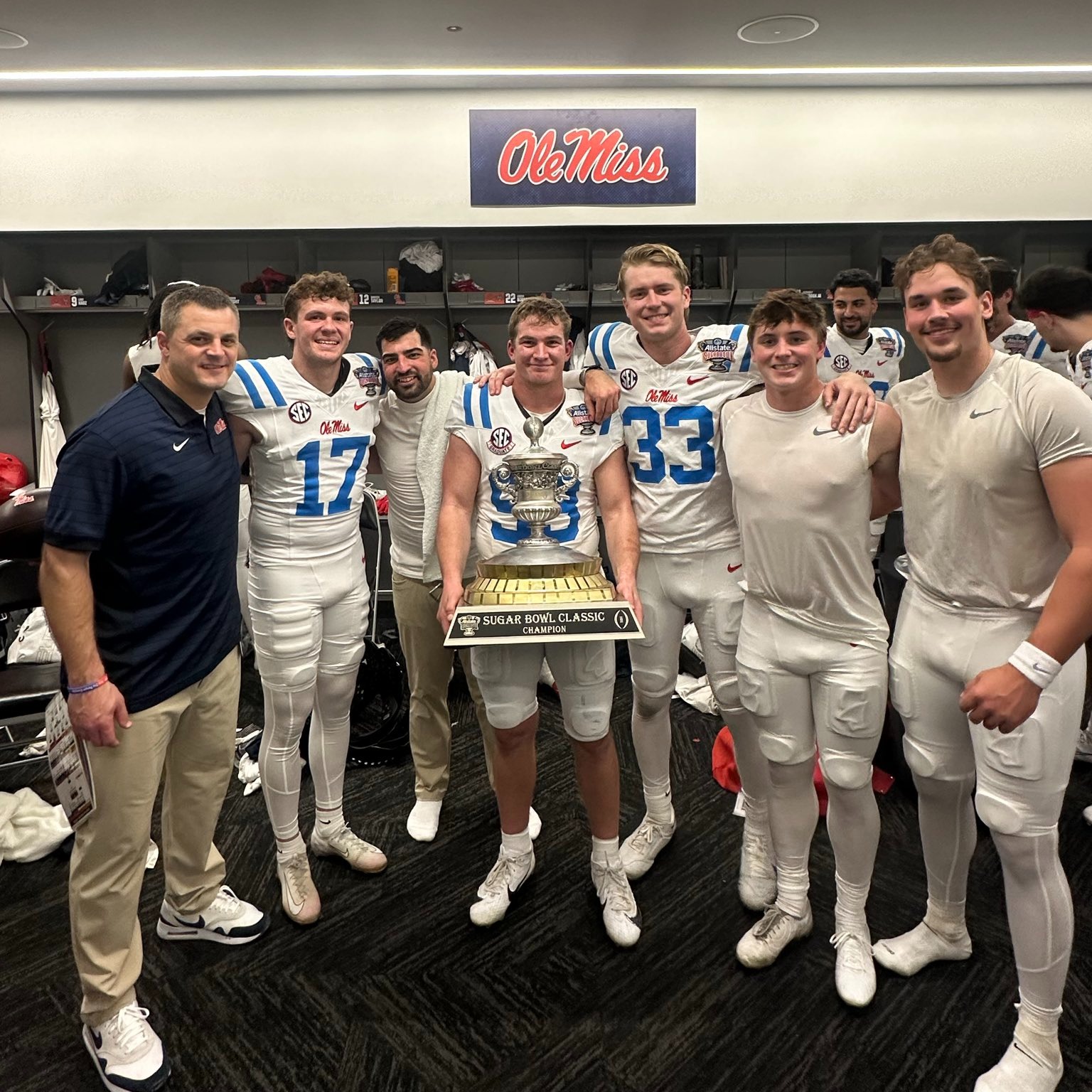 Ole Miss spring football with special teams coordinator Jake Schoonover