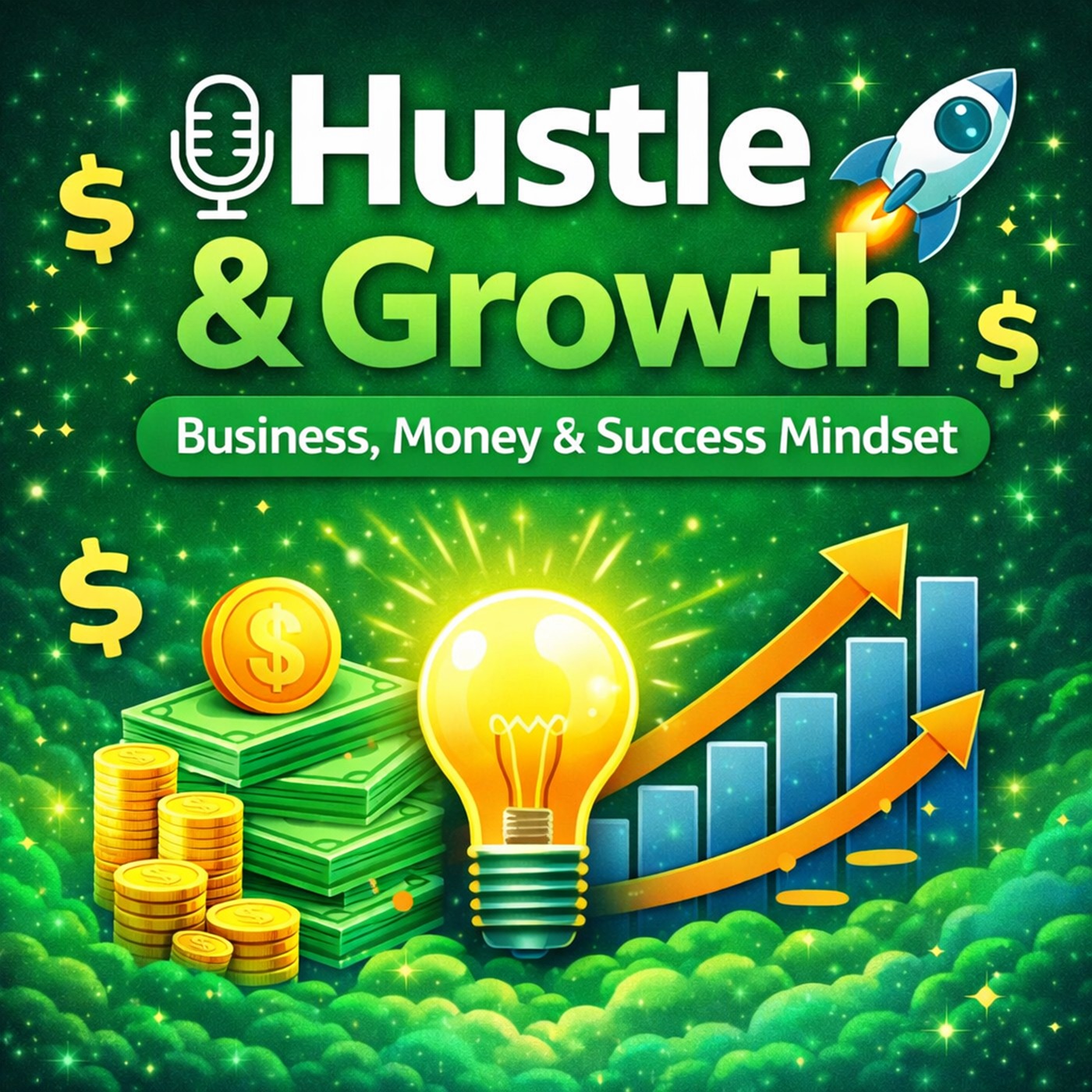 🎙️ Hustle & Growth 🚀 | Business, Money & Success Mindset