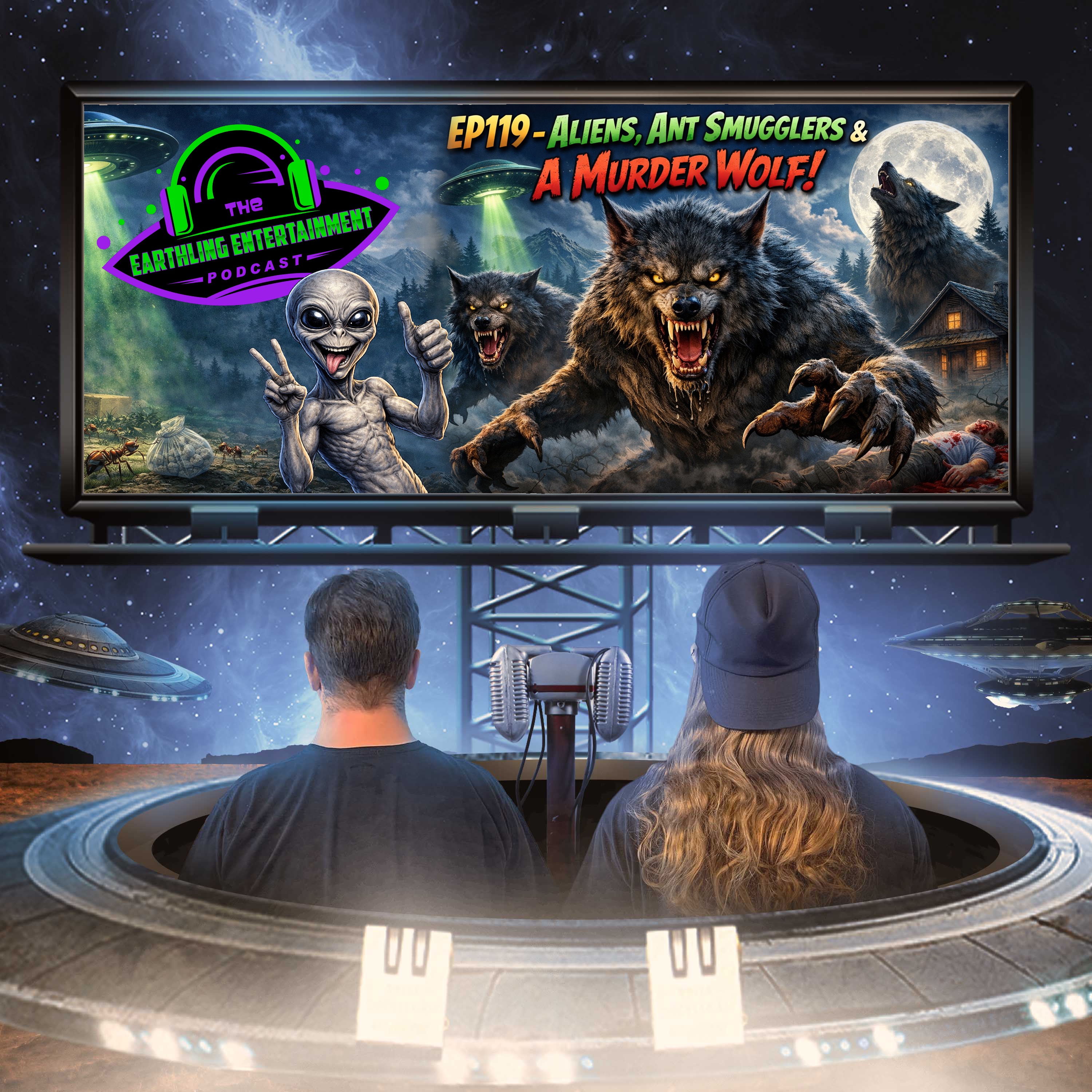 EP119 - Aliens, Ant Smugglers & A Murder Wolf! episode artwork
