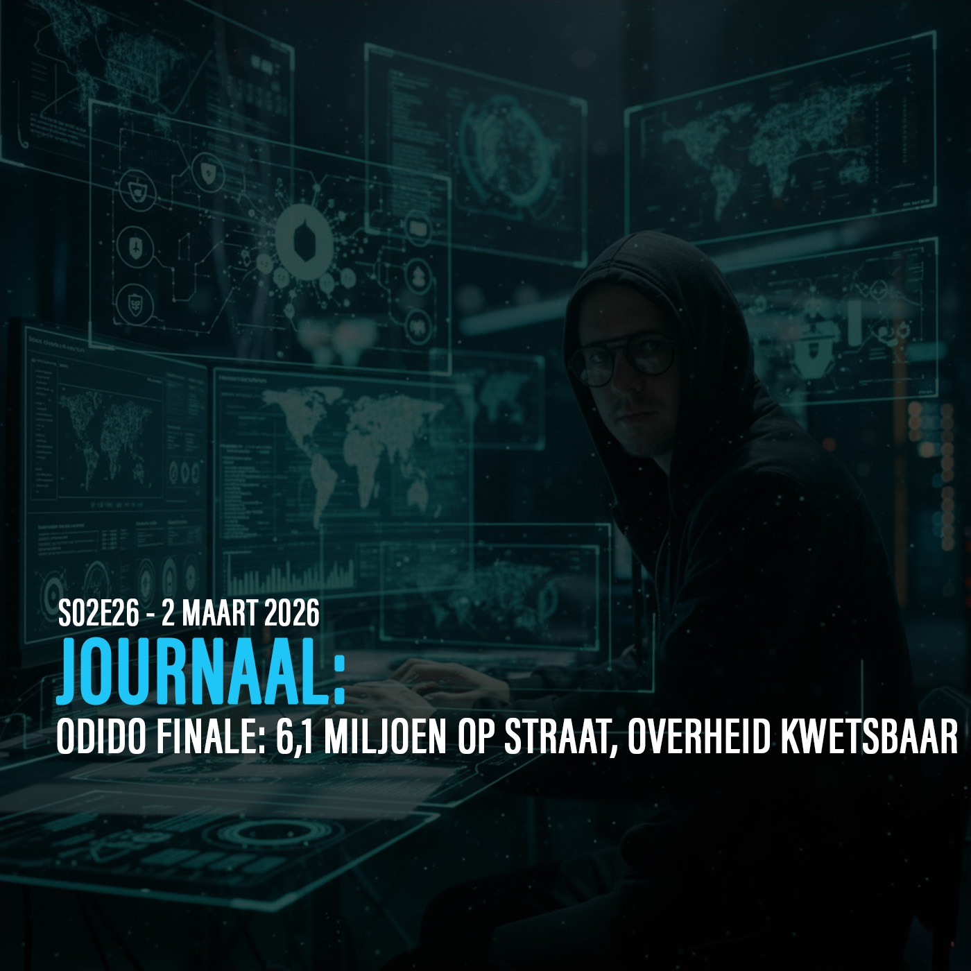 HET JOURNAAL: ODIDO FINALE: 6,1 MILJOEN OP STRAAT, OVERHEID KWETSBAAR episode artwork