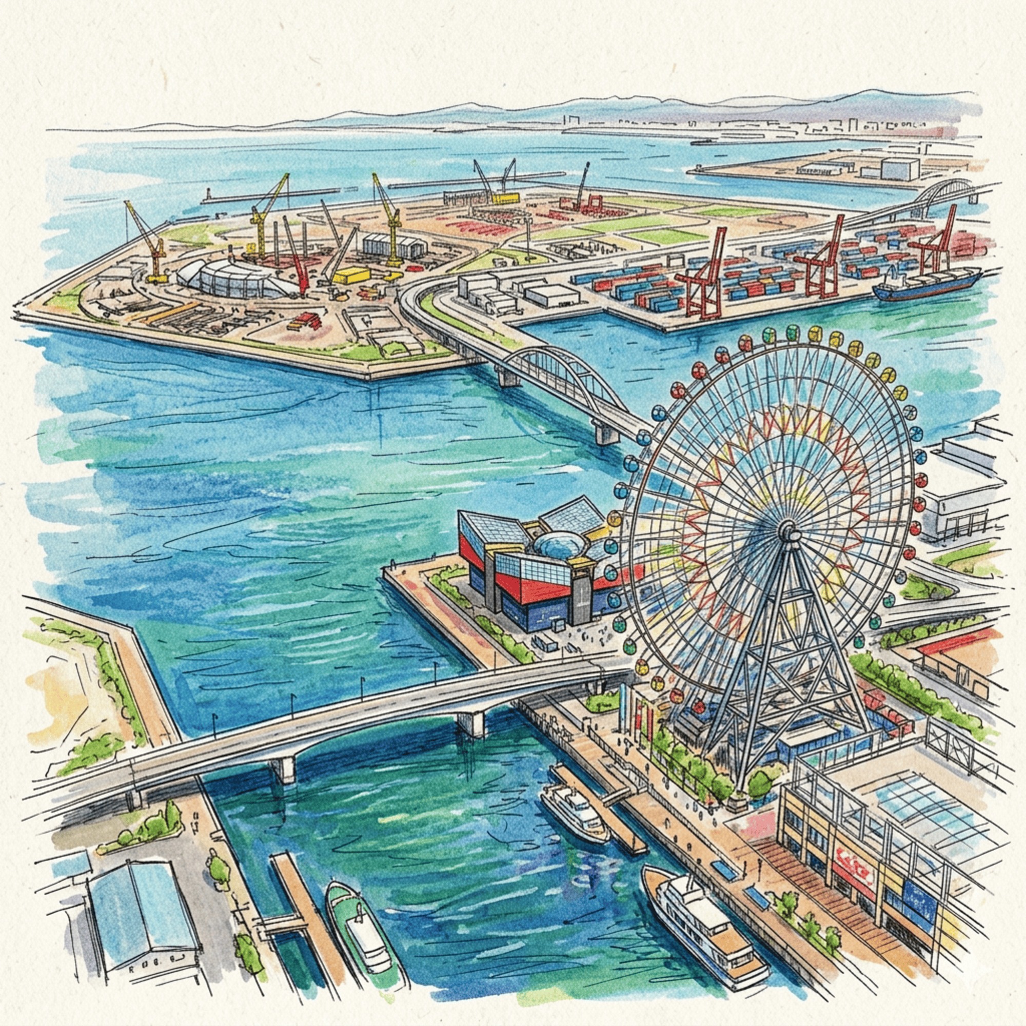 (SPA) La evolución de los paisajes de Tenpozan y Yumeshima, Osaka. episode artwork
