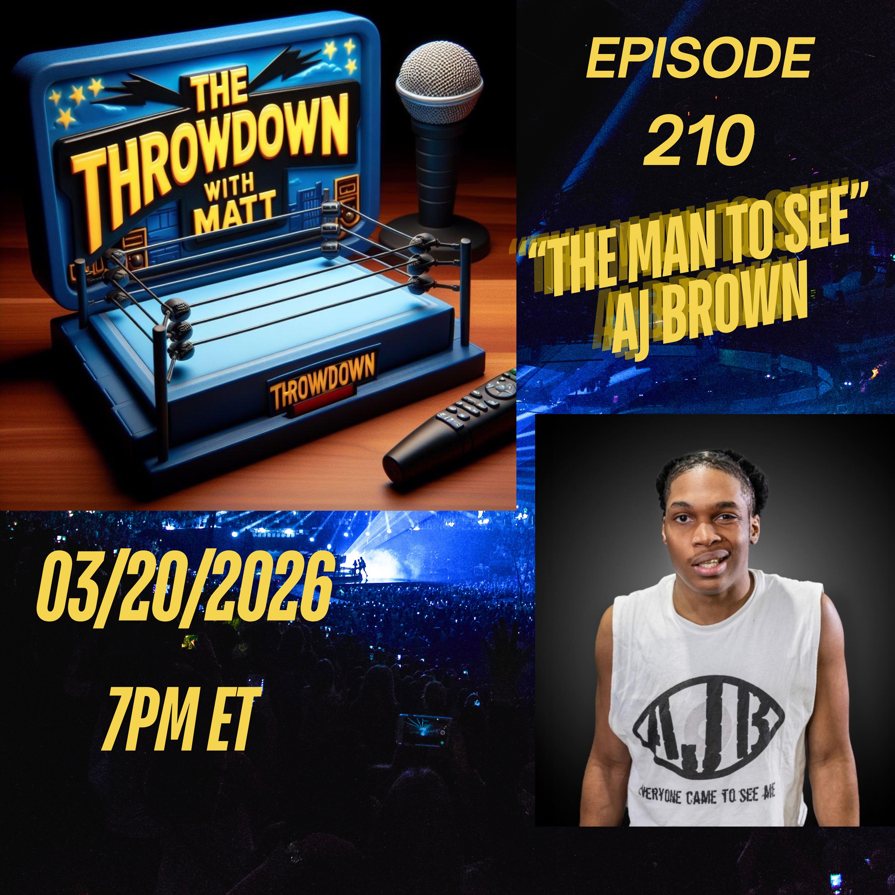 The Throwdown Episode 210: "The Man To See" AJB episode artwork