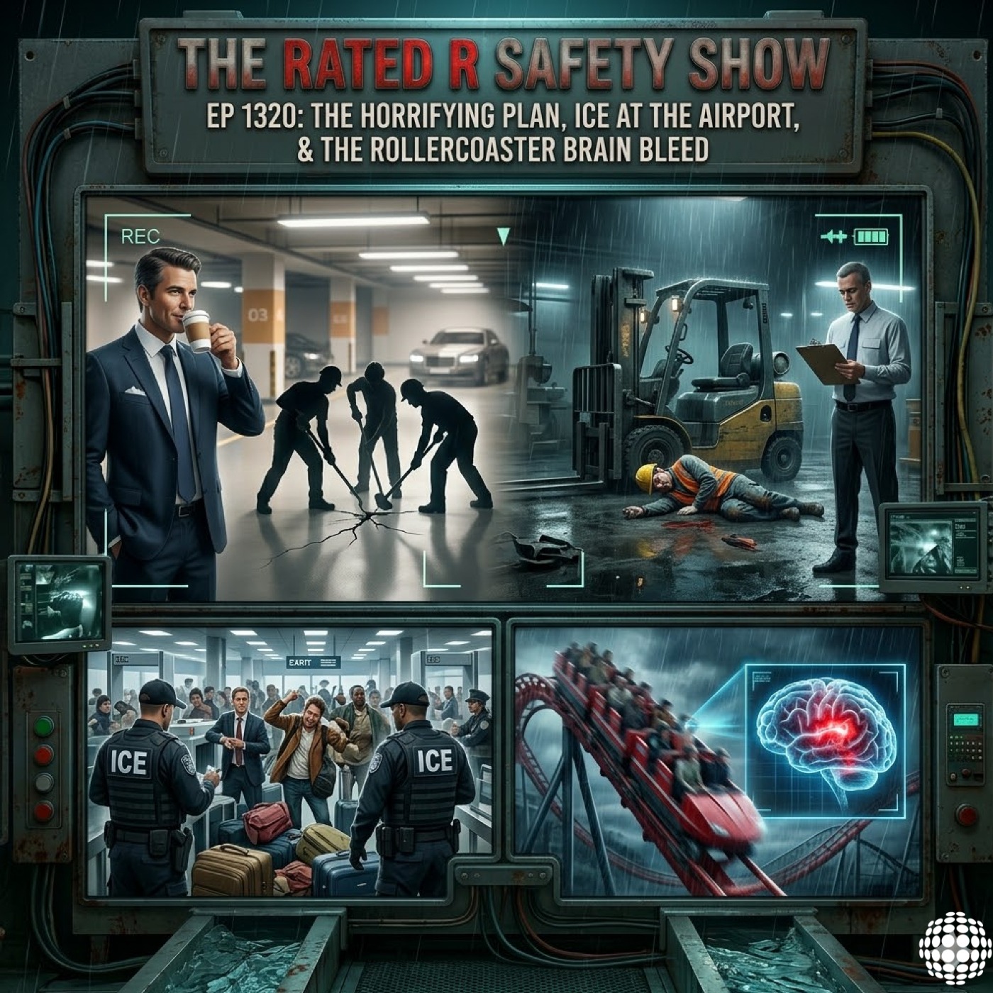 EP 1320: The Horrifying Plan, ICE at the Airport, & The Rollercoaster Brain Bleed