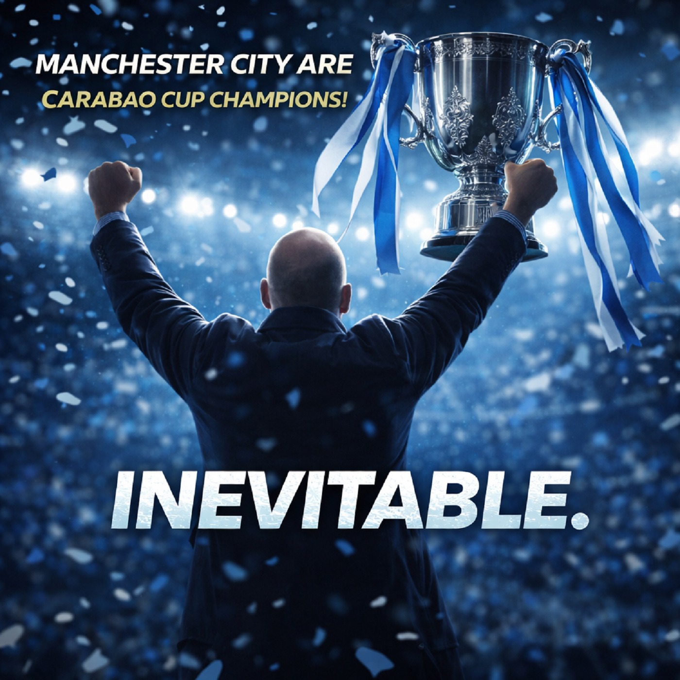 COLD. CLINICAL. CHAMPIONS: Manchester City Lift the Carabao Cup!