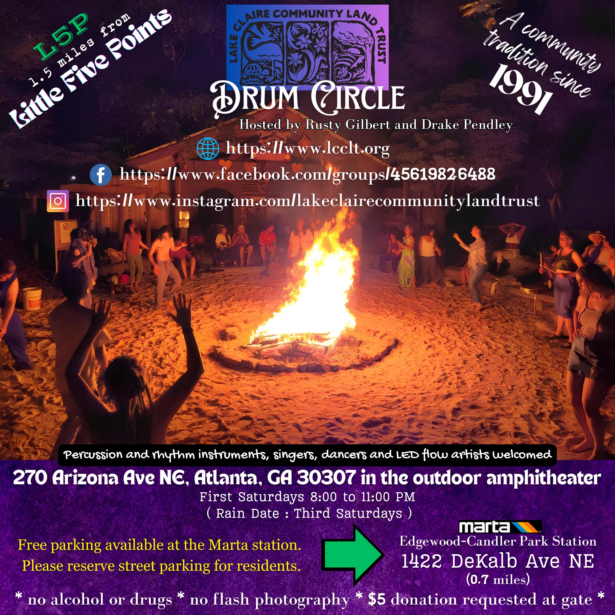 2026.01.03 Lake Claire Community Drum and Dance Circle episode artwork
