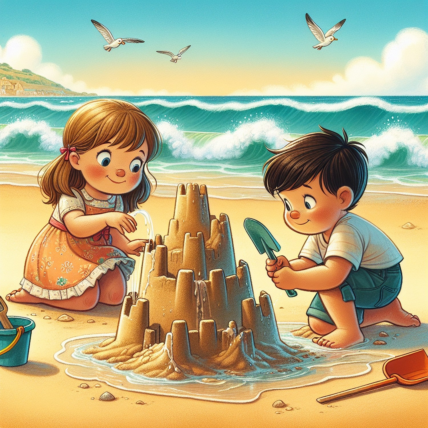 Tajomstvo pieskovej čarodejnice a jej morský koník