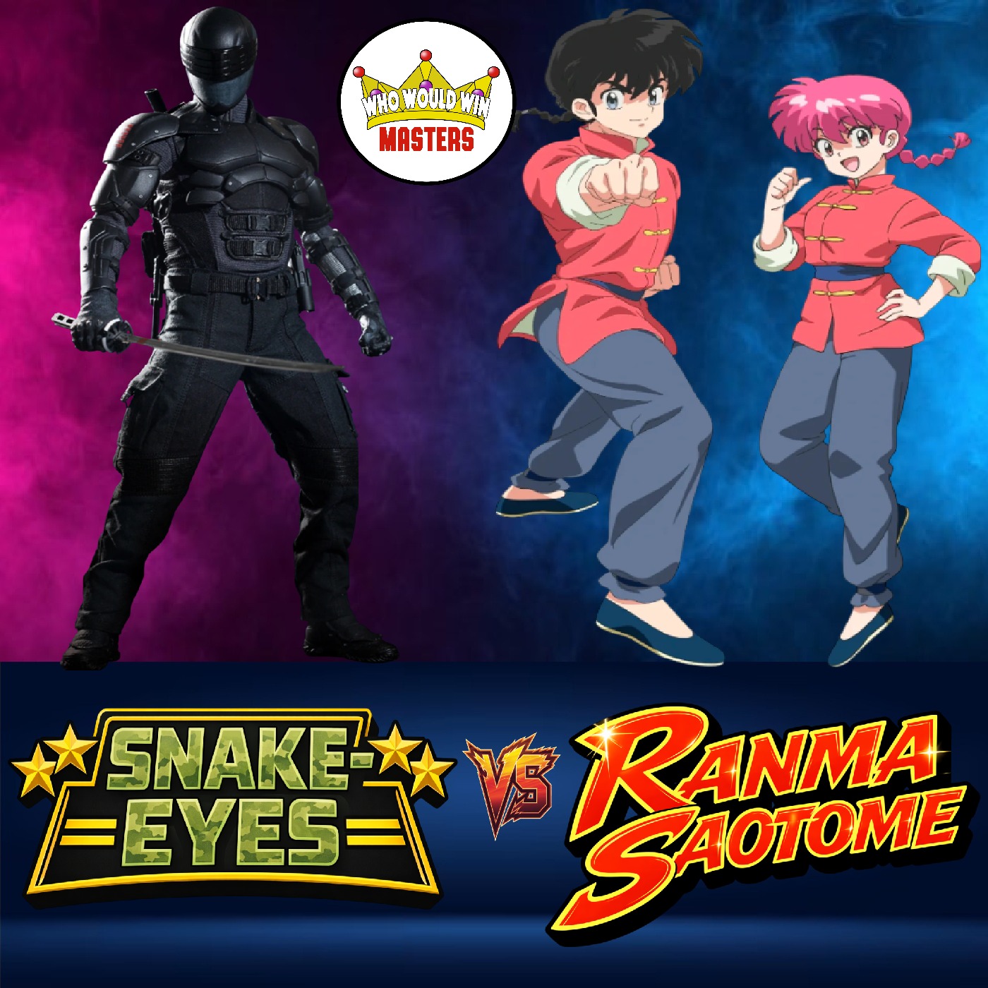 Snake-Eyes vs Ranma Saotome