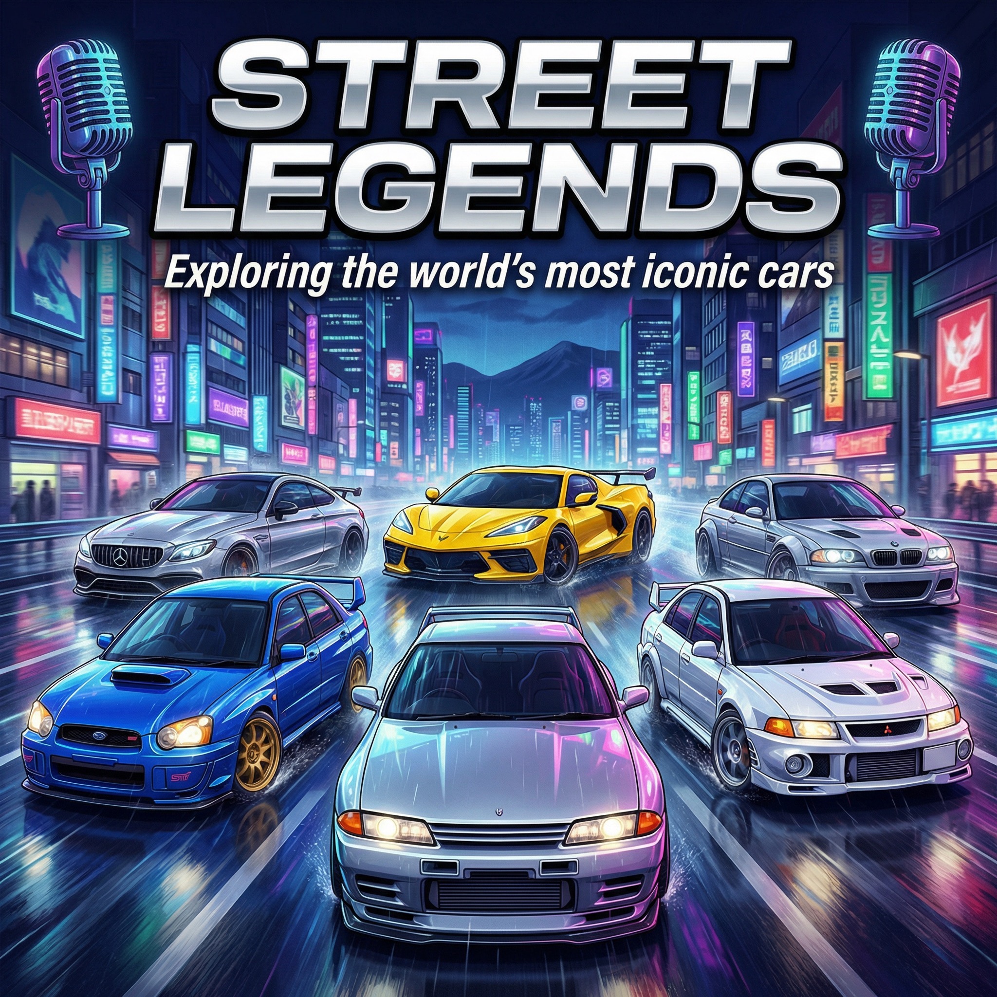 Street Legends- Exploring the world’s most iconic cars podcast artwork