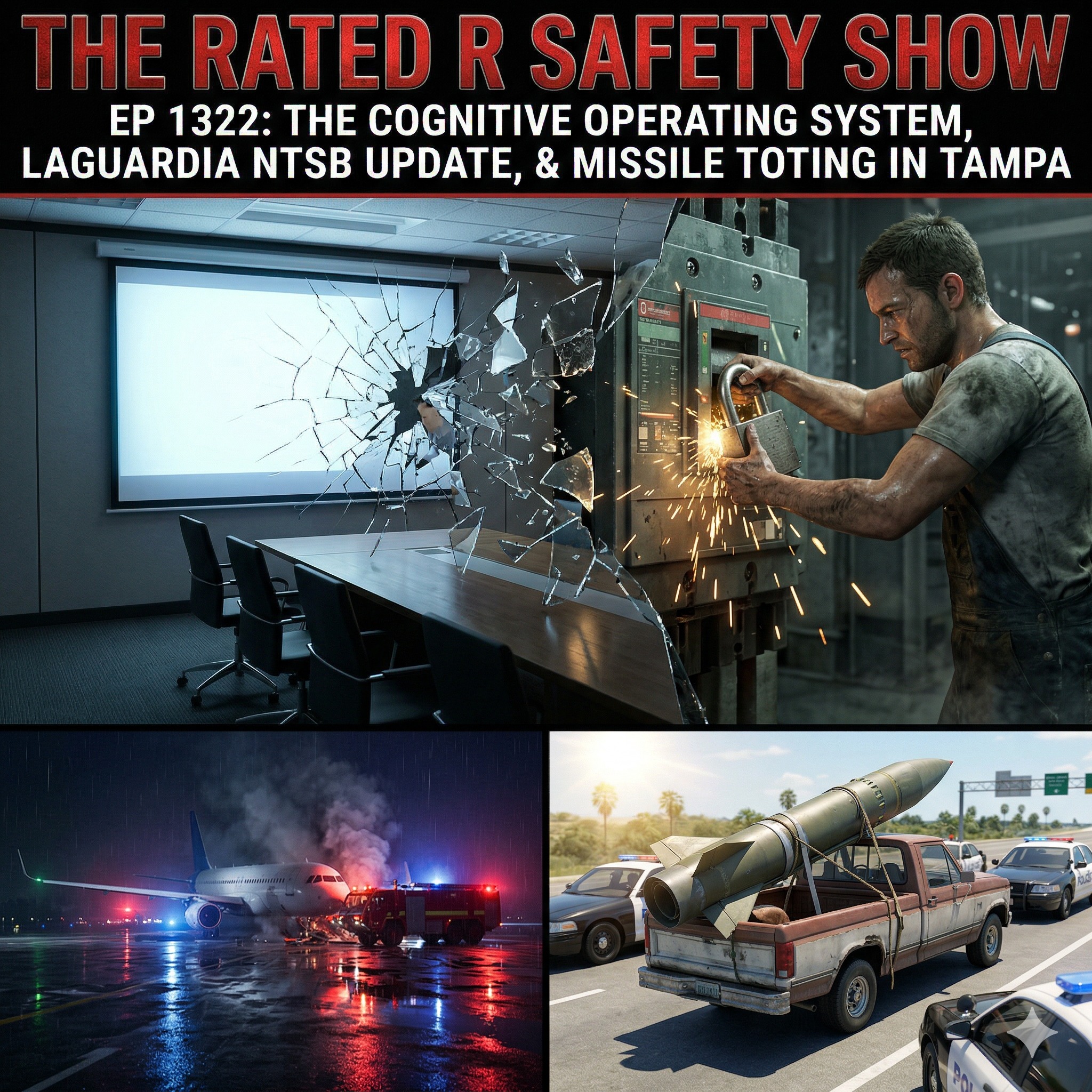 EP 1322: The Cognitive Operating System, LaGuardia NTSB Update, & Missile Toting in Tampa
