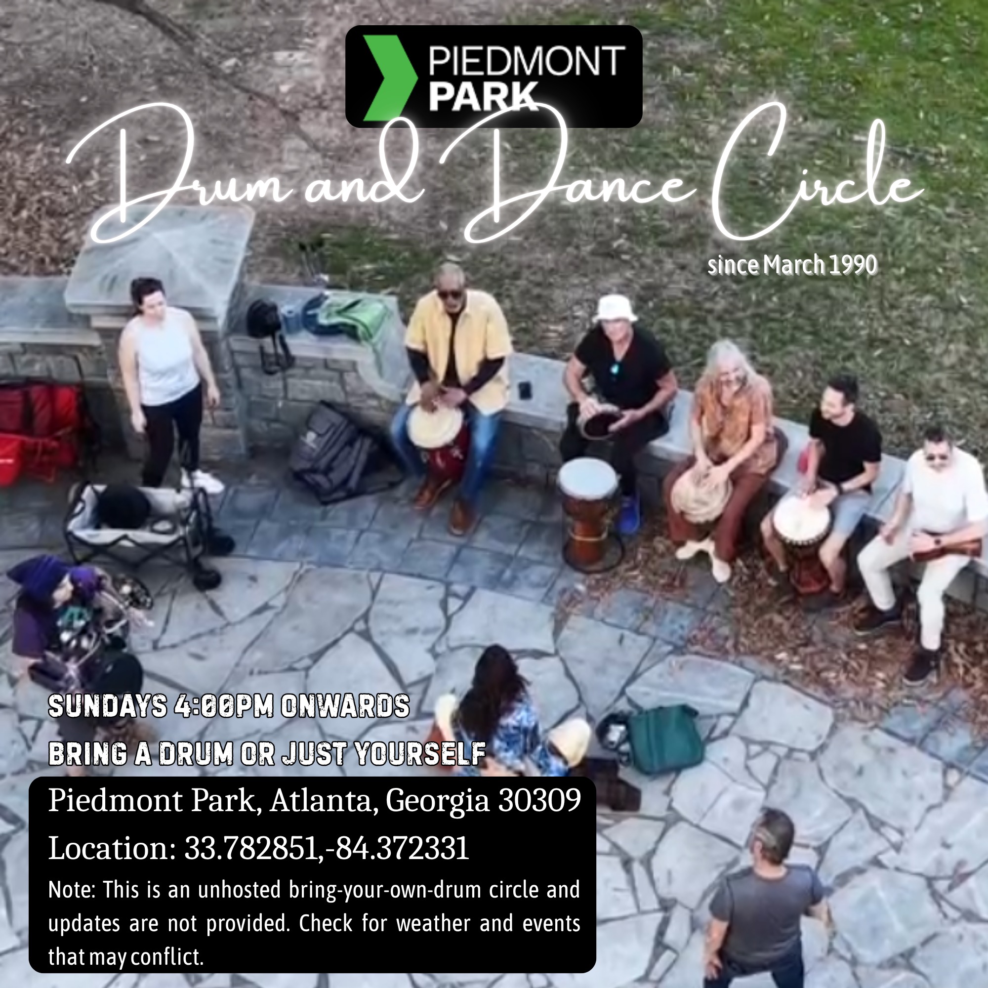 2026.03.22 Piedmont Park Drum and Dance Circle (Guest Artist - Amerika Sutton) episode artwork