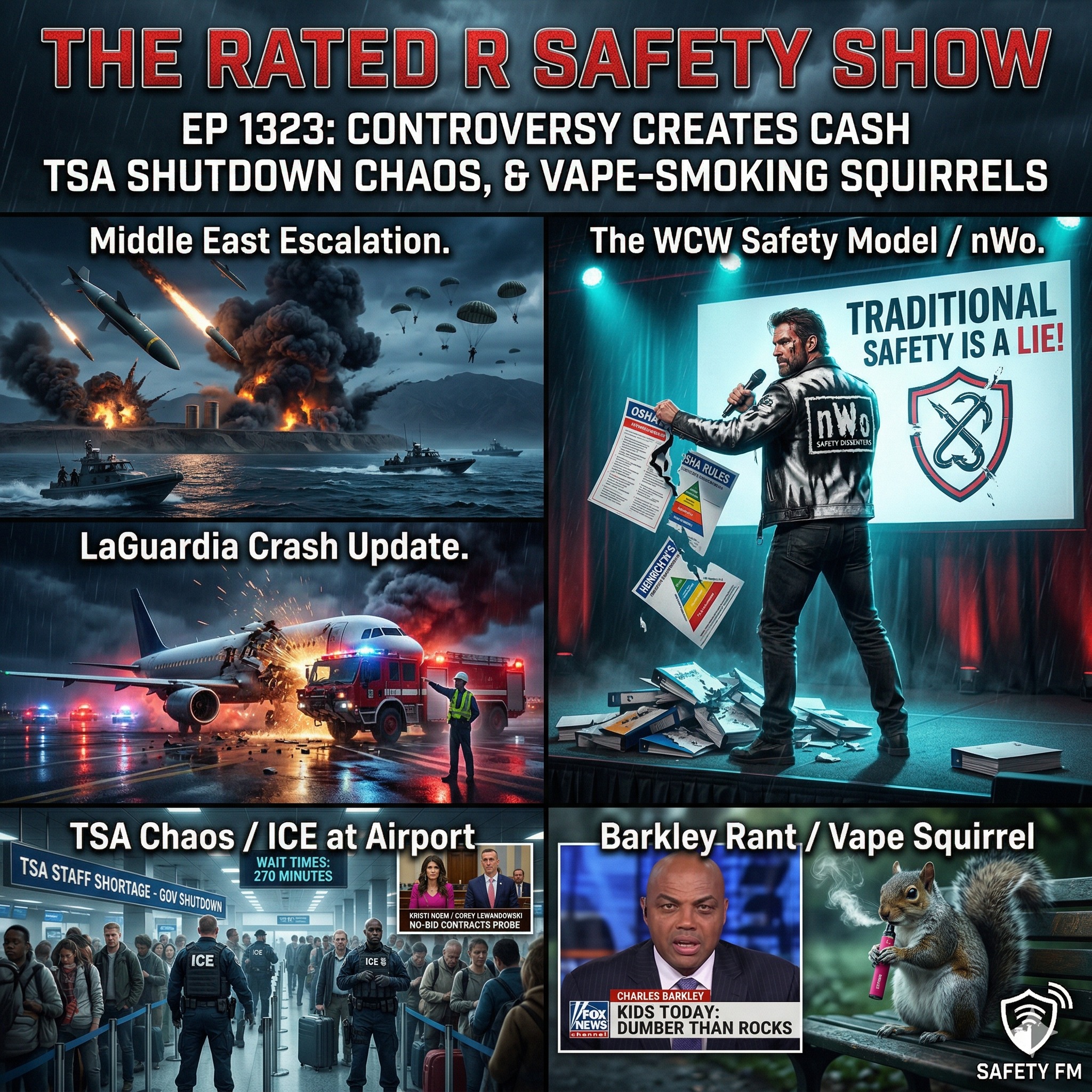 EP 1323: Controversy Creates Cash, TSA Shutdown Chaos, & Vape-Smoking Squirrels