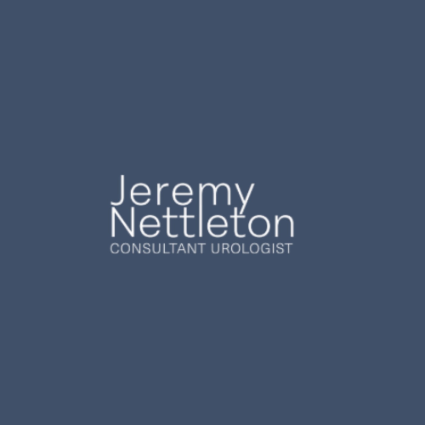 Jeremy Nettleton a Consultant Urologist podcast artwork
