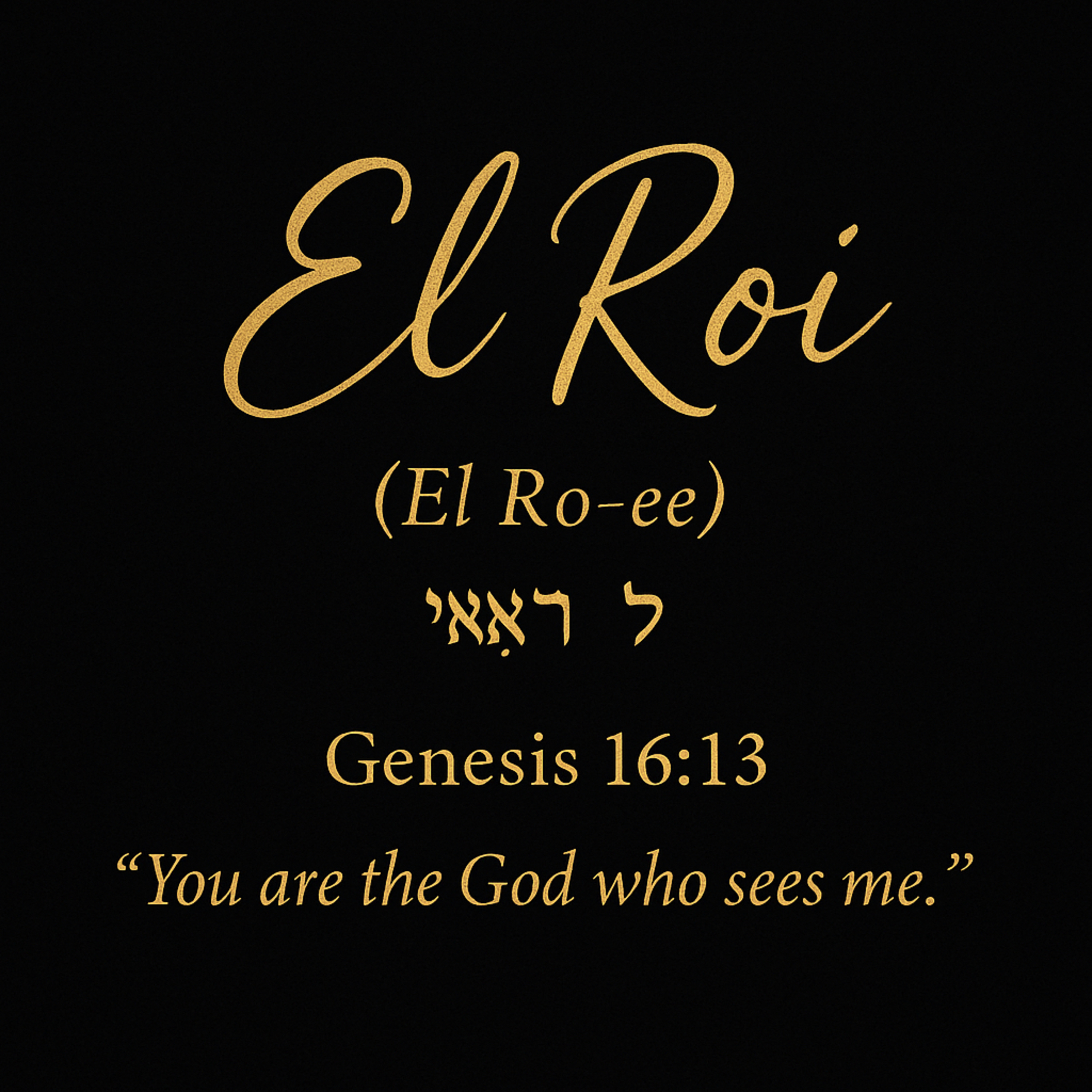 ✨ Episode 20: Bonus Episode : El Roi — The God Who Sees Me