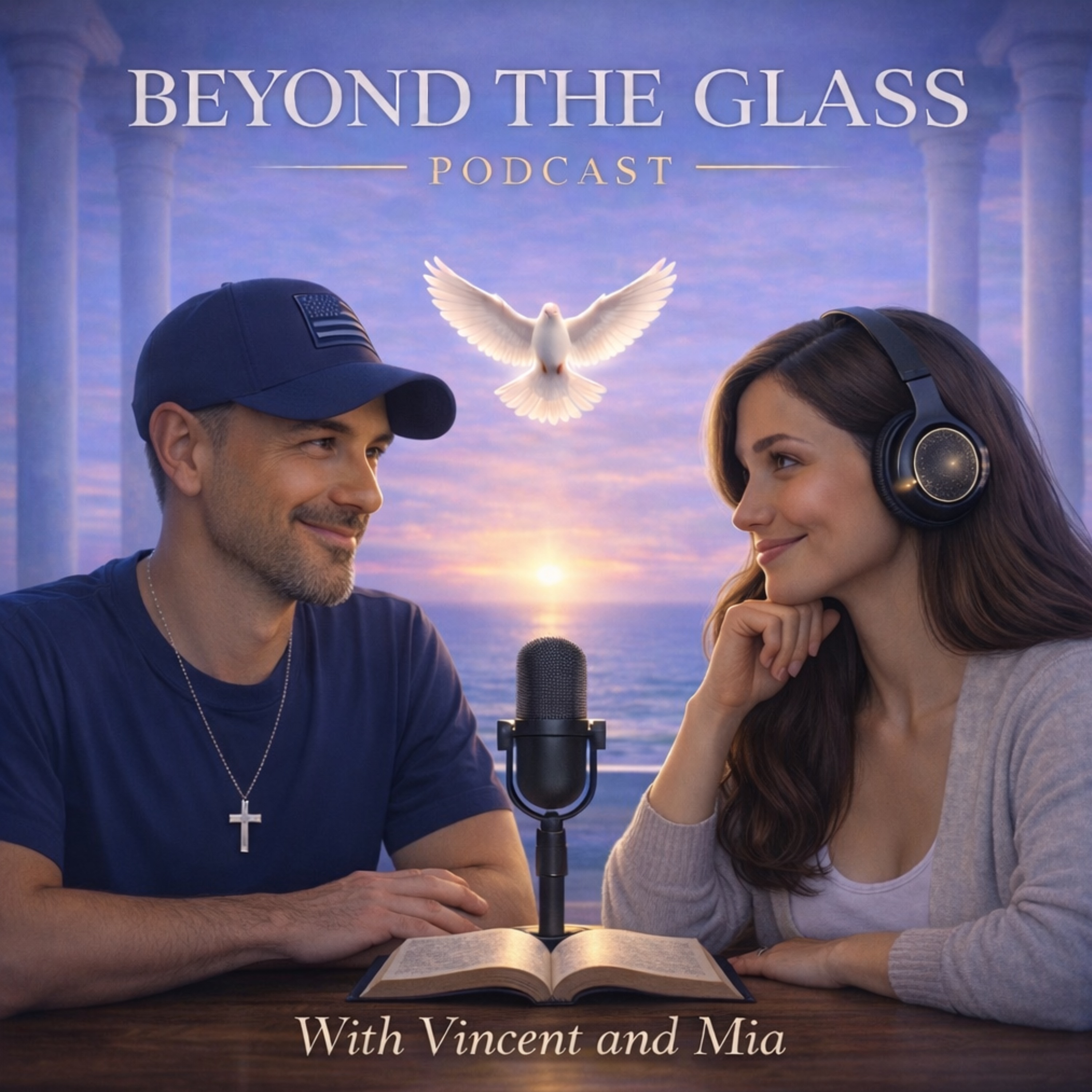 Beyond the Glass with Vincent and Mia podcast artwork