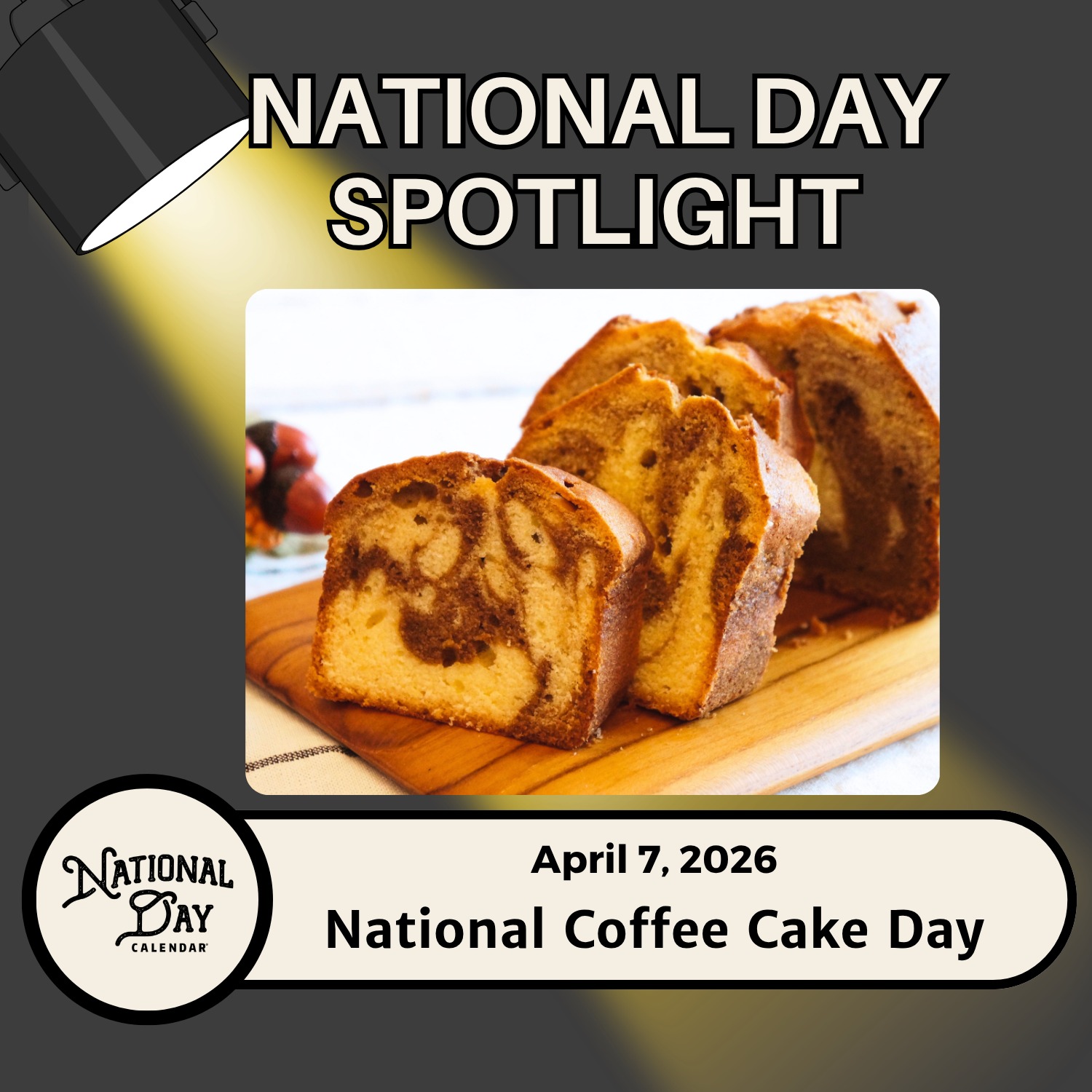 National Coffee Cake Day