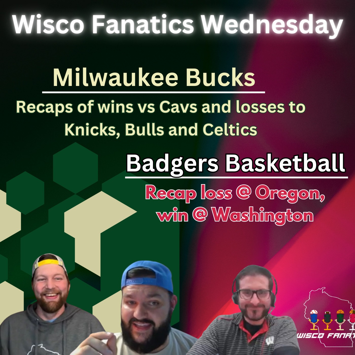 Bucks stumbling, Badgers split out West episode artwork