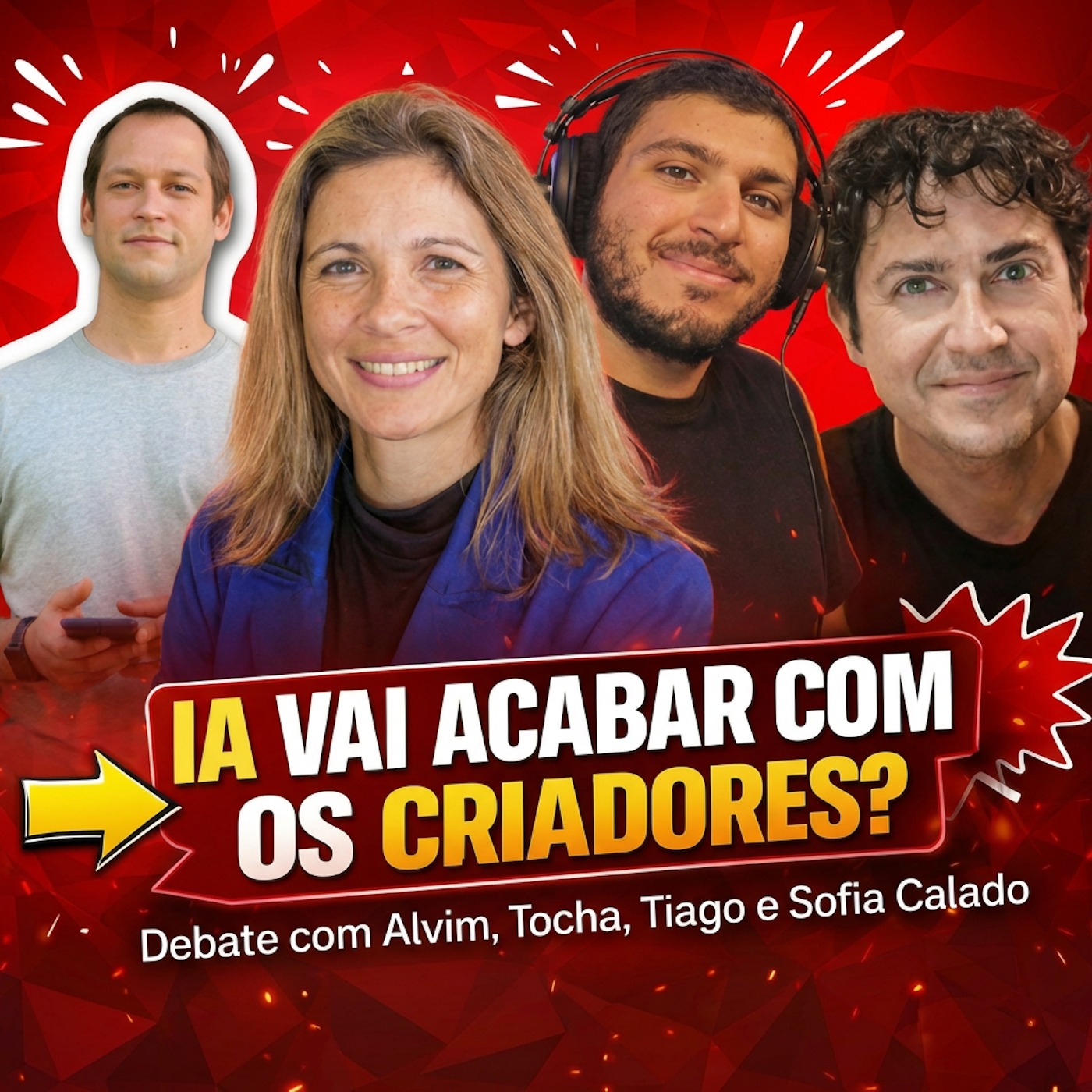#21 - IA Vai Acabar com os Criadores? Debati com Alvim, Tocha e Sofia Calado no festival PODES!