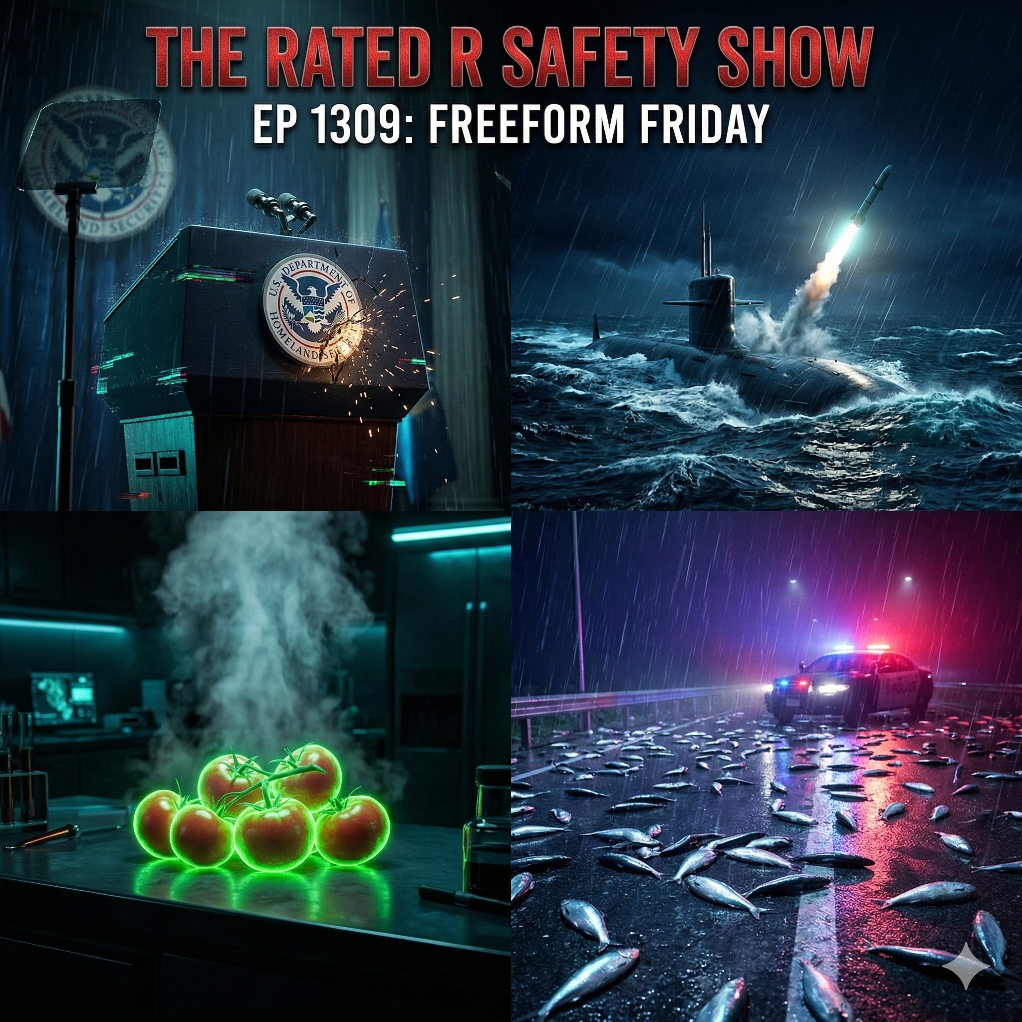 EP 1309: Freeform Friday - Fired Secretaries, Popcorn Tomatoes, & The Ace Ventura Rhino