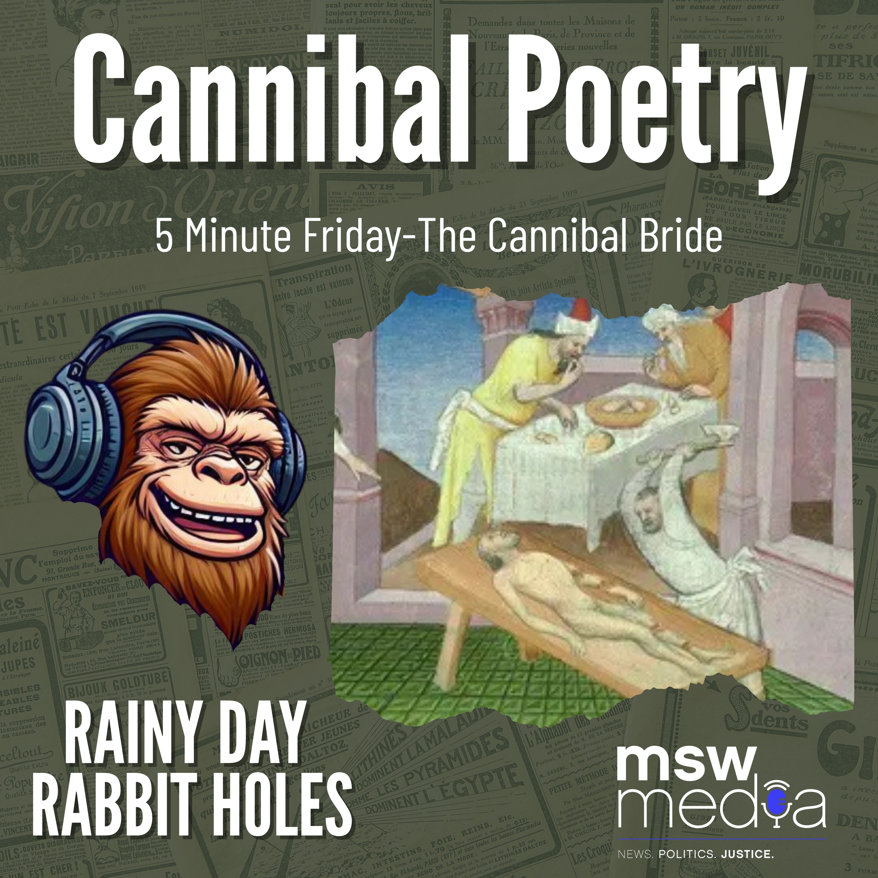 5 Minute Friday: Victorian Cannibal Poetry-The Cannibal Bride