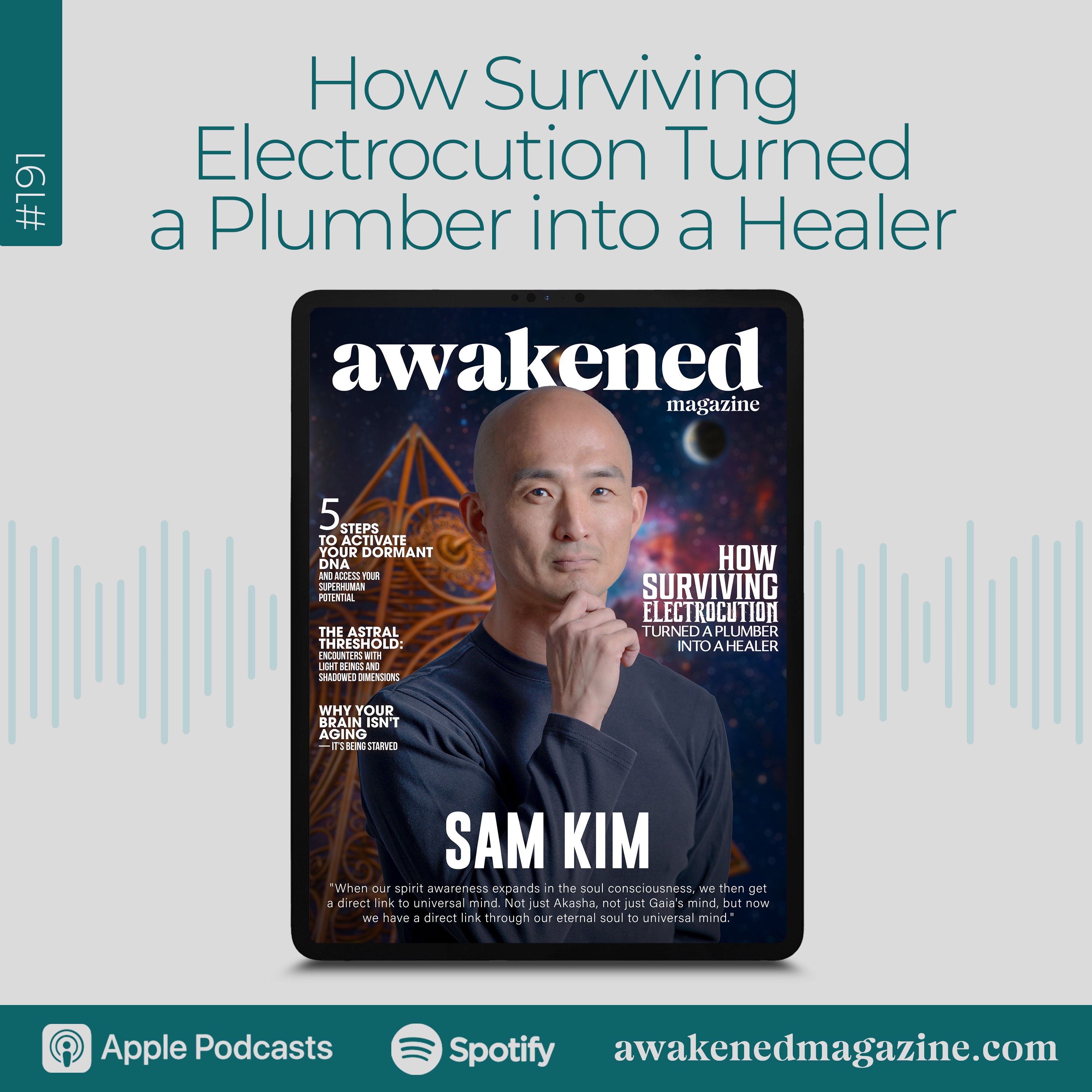 How Surviving Electrocution Turned a Plumber into a Healer – Sam Kim episode artwork