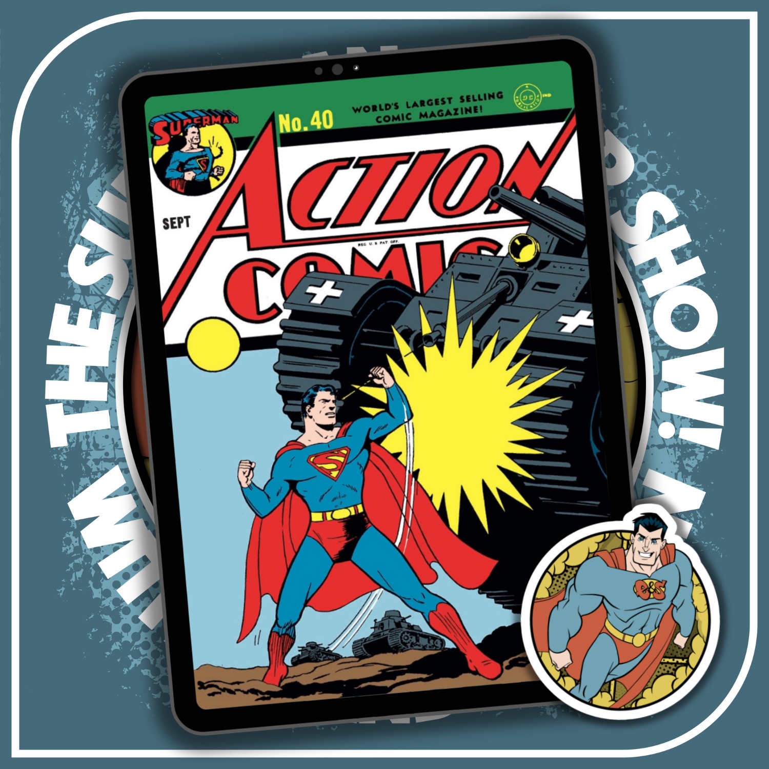 Action Comics #40 (1941) | The Billionaire's Daughter | 96 episode artwork