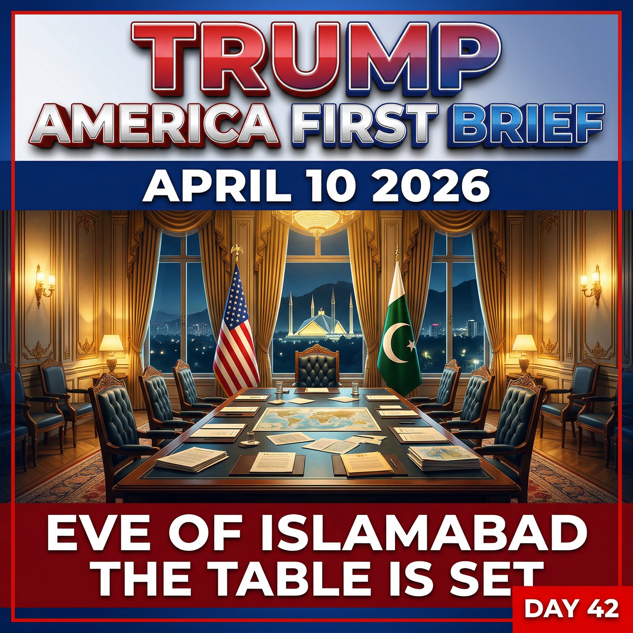 Friday, April 10th 2026: EVE OF ISLAMABAD: THE TABLE IS SET episode artwork