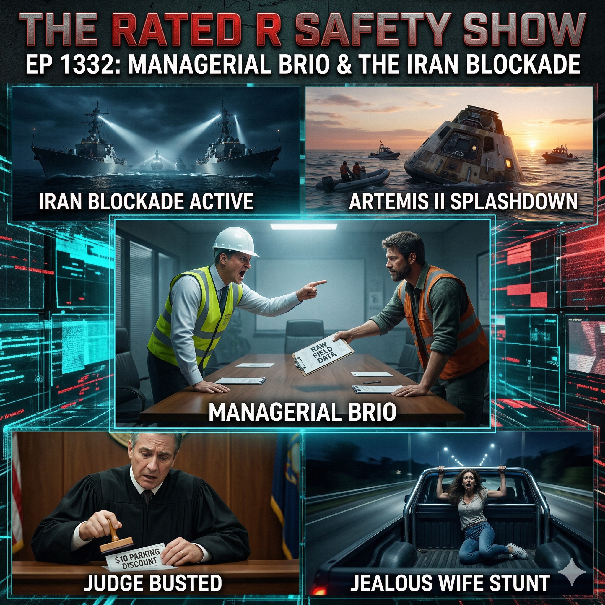 EP 1332: Managerial Brio, The Iran Blockade, & A $10 Judge Forgery