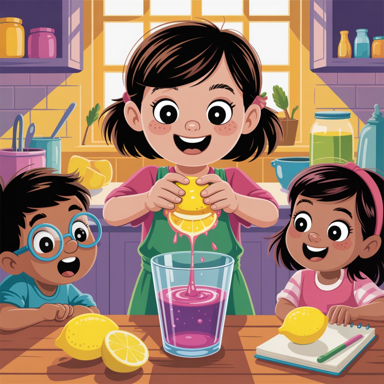 Čo je to pH a kúzelný nápoj z kapusty: Farebné dobrodružstvo troch malých vedcov