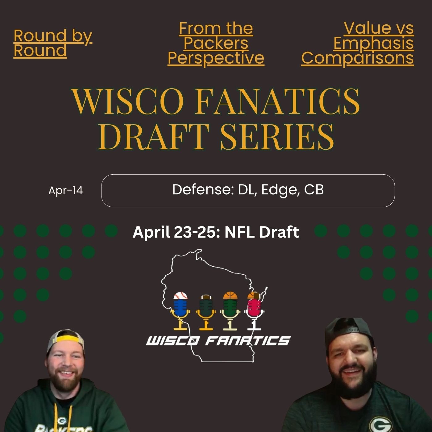 Wisco Fanatics Draft Series: Defense episode artwork
